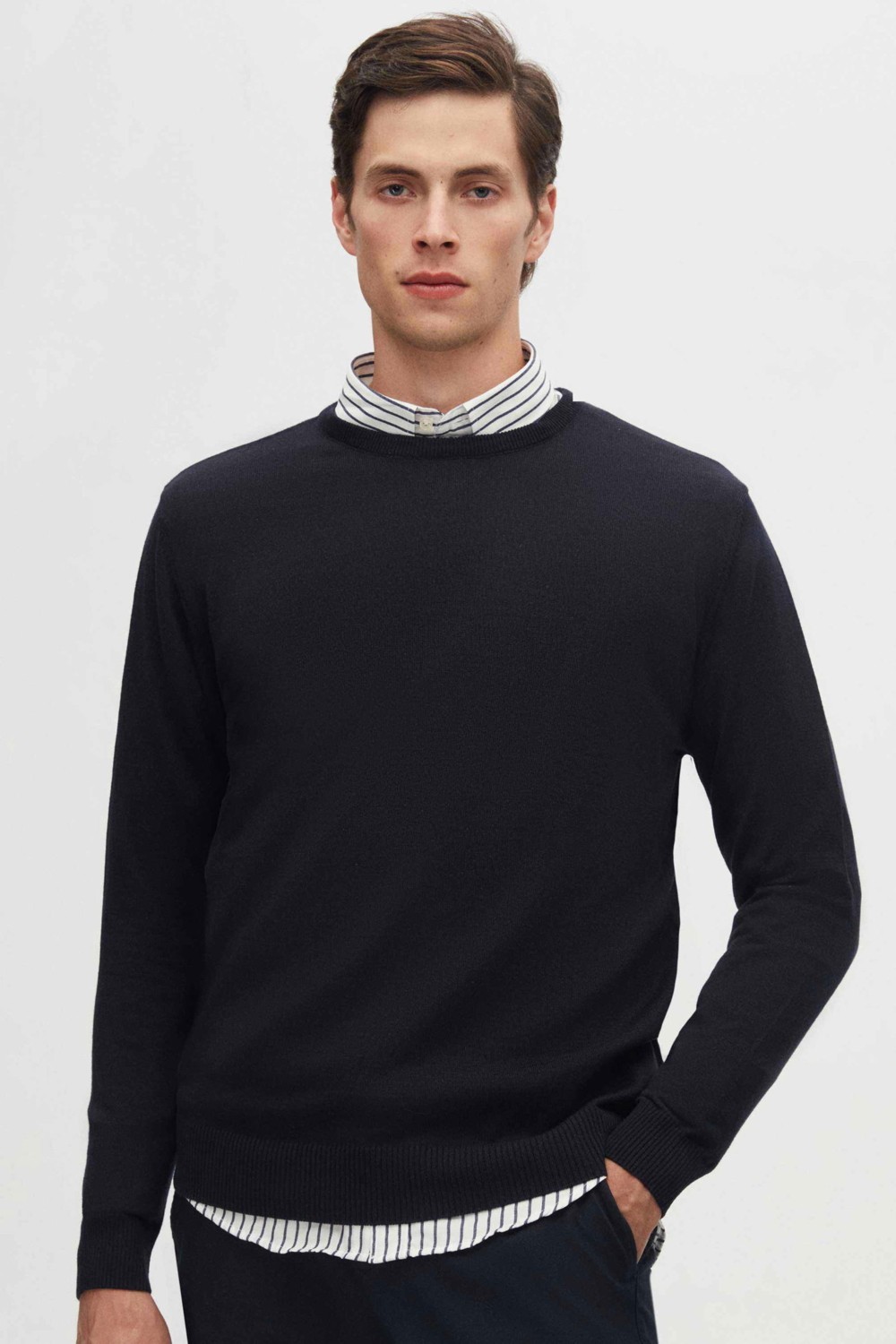 D'S Damat Regular Fit Kiremit Pamuk Karışımlı Triko Kazak 5HF06ORT12004