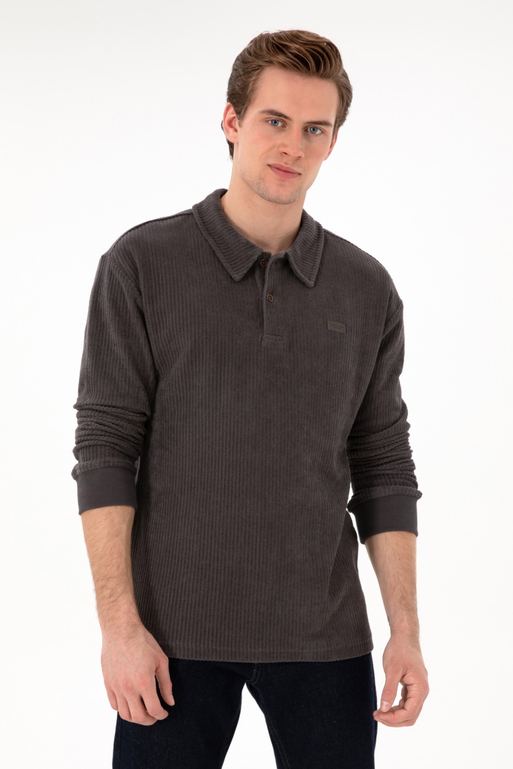 U.S. Polo Assn. Erkek Kahverengi Sweatshirt 50290583-VR029
