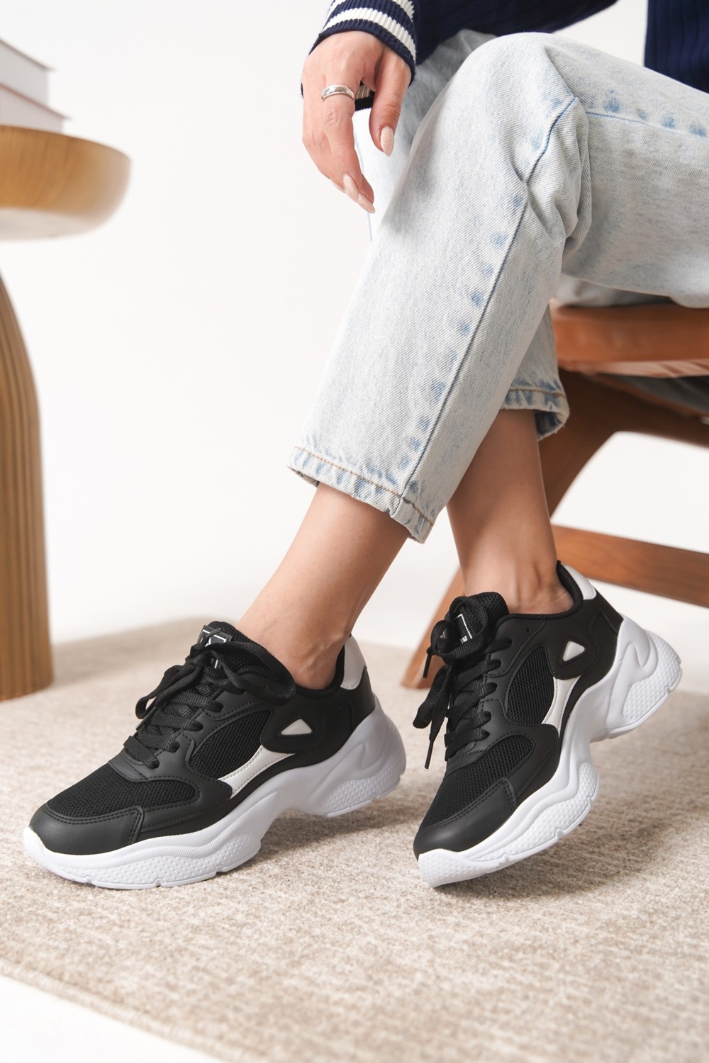Daxtors Garantili D1152 Günlük Ortopedik Kadın Sneaker Spor Ayakkabı