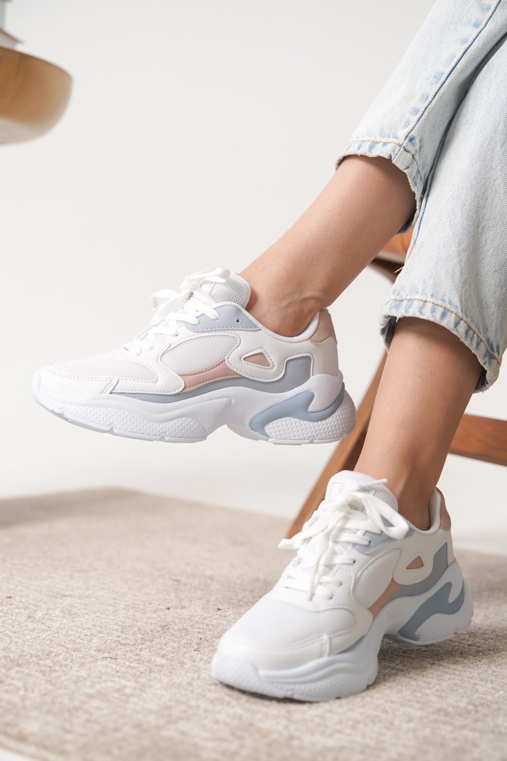 Daxtors Garantili D1152 Günlük Ortopedik Kadın Sneaker Spor Ayakkabı görsel 7