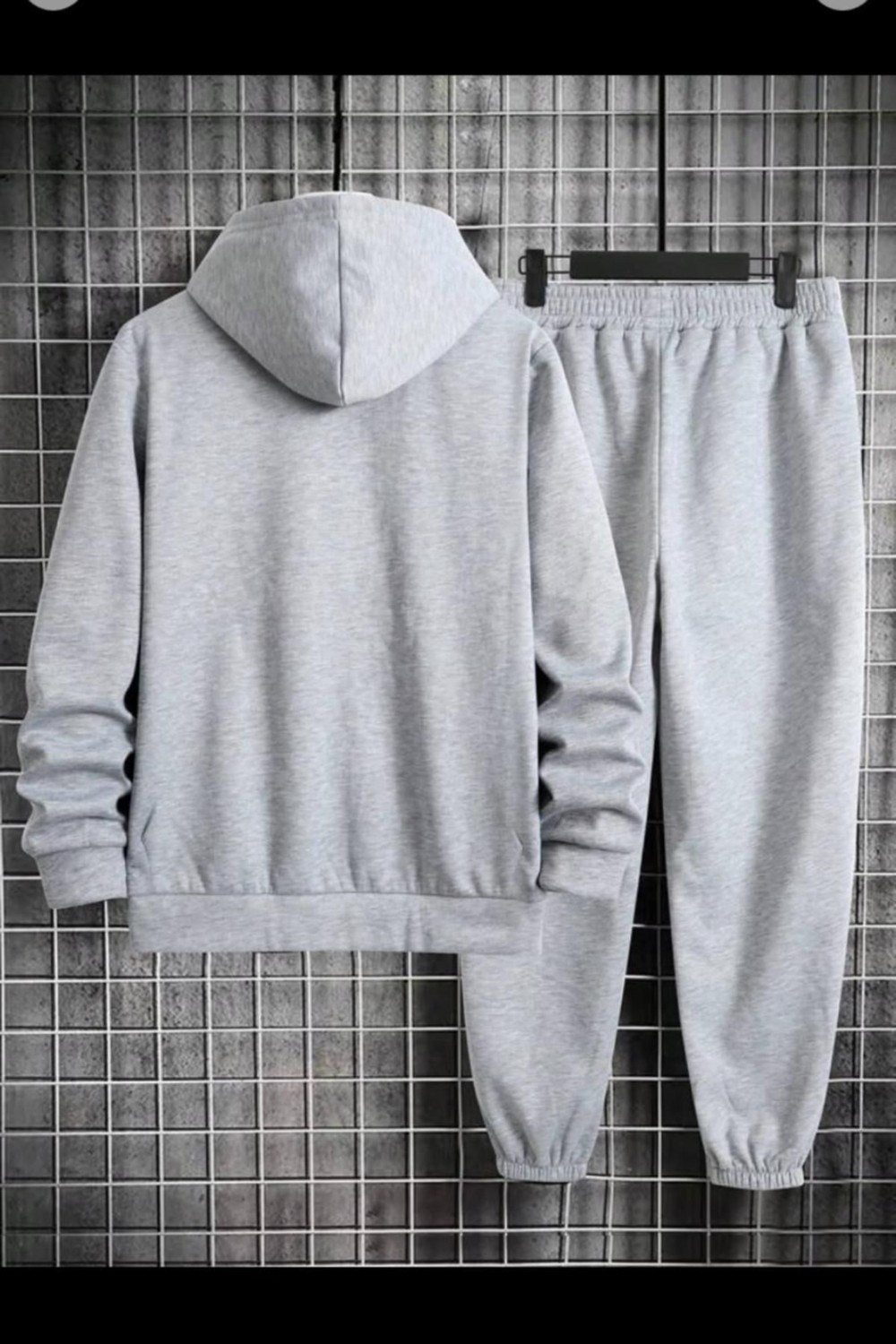 Yoho Sport Unisex Gri Ceket ve Eşofman Altı görsel 2