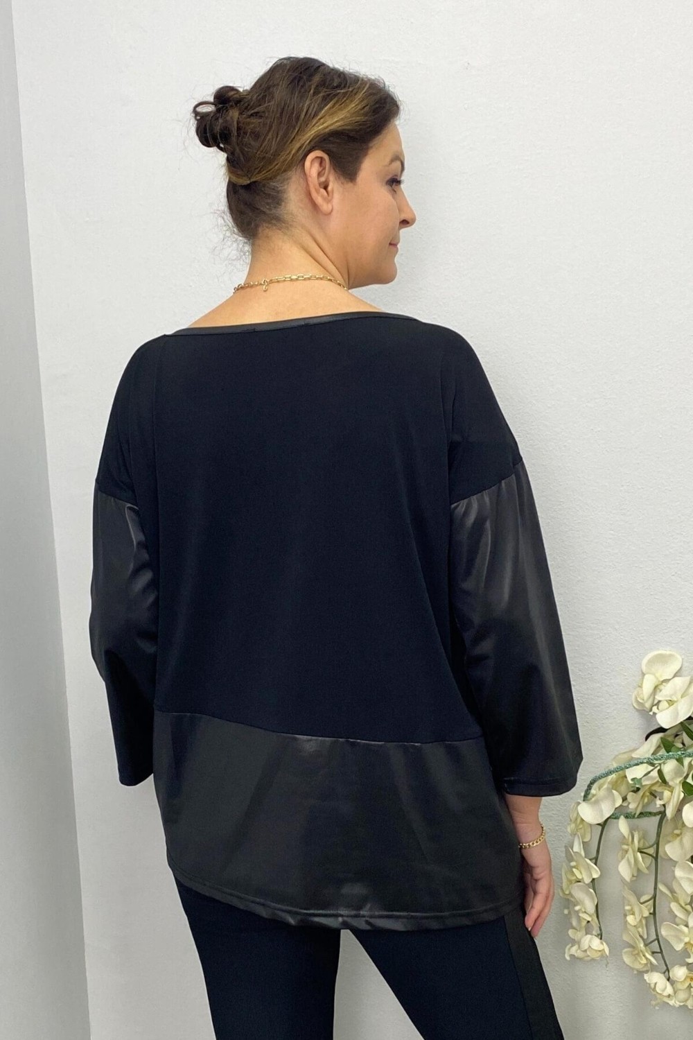 Mia Butik Kadın Siyah Serla Bluz görsel 5