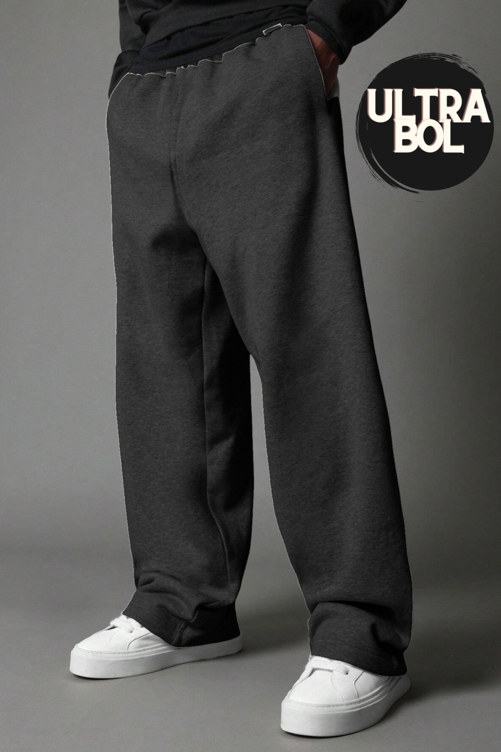 BSBSPOR Ultra Bol Tarz Baggy Eşofman Altı Ayarlanabilir Paçalı Ister Düz Ister Jogger Paça görsel 8
