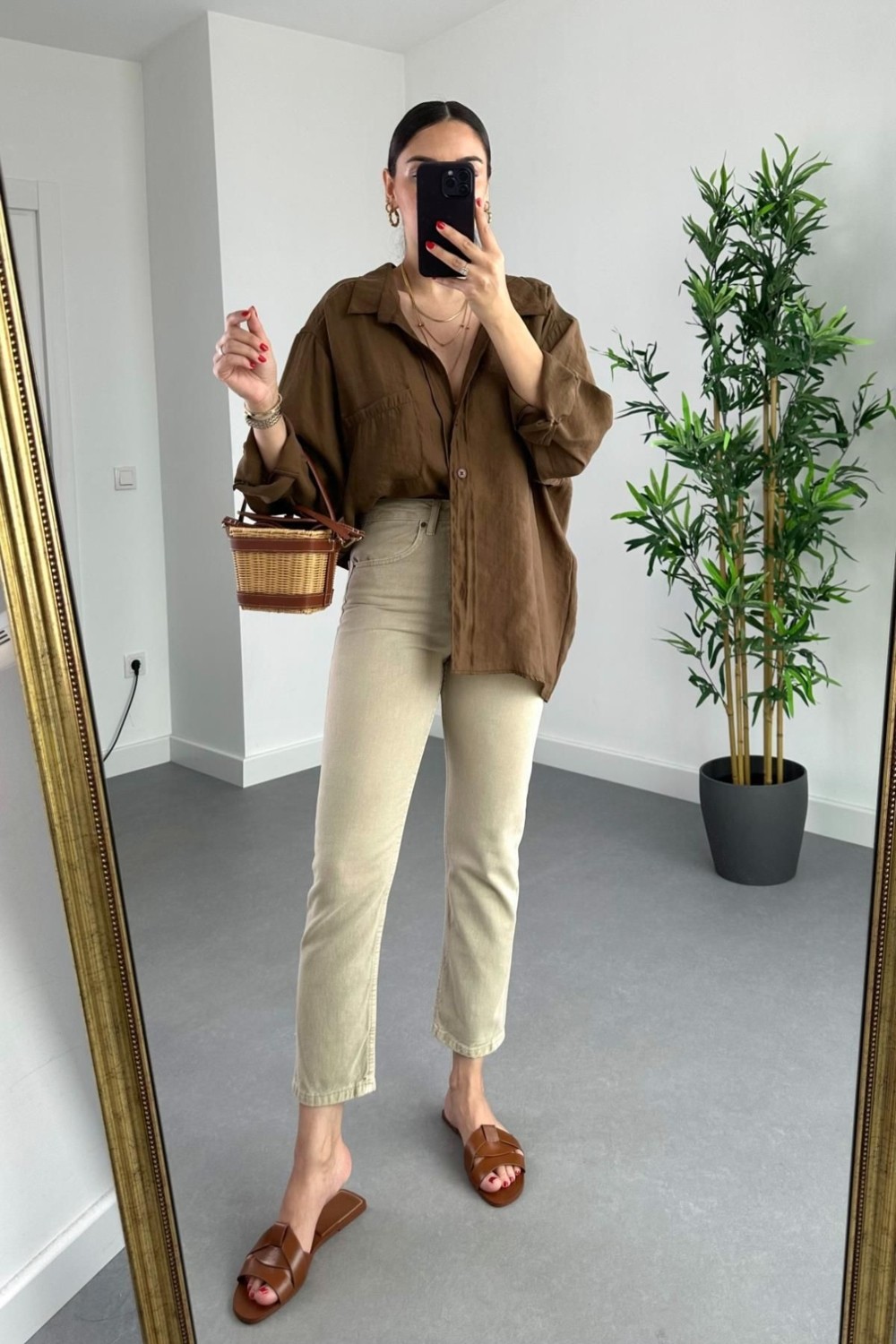 ByCukurovaFrango Mona Beyaz Mom Jean Kadın Boyfriend Yüksek Bel Likralı Kot Pantolon görsel 3