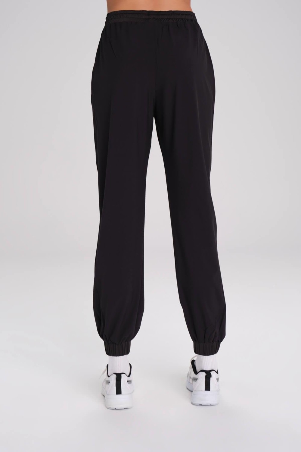 Haşema Kadın Lacivert Jogger Spor Pantolonu Nefes Alan Polyester Kumaş ile Rahat Kullanım görsel 8
