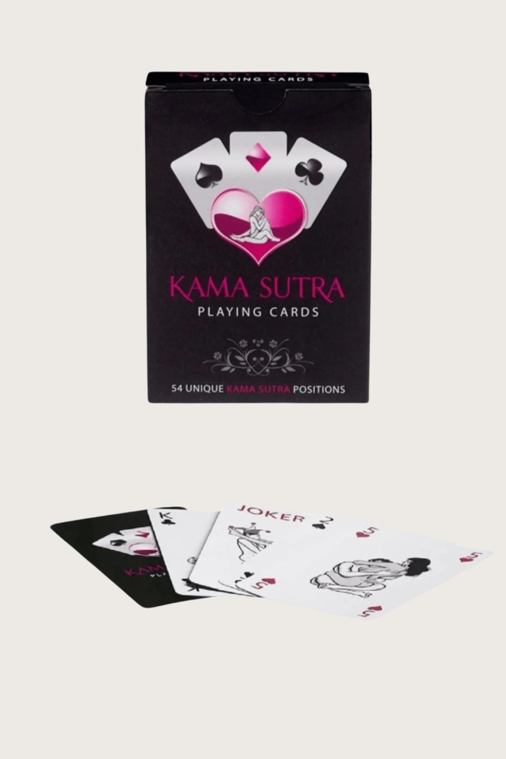 Civetta Sexy Görselli Oyun Kartı Kama Sutra Kırmızı Kırbaç Set görsel 3