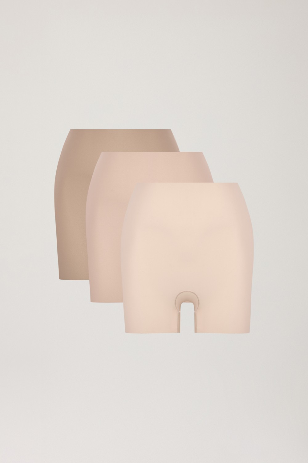 Los Ojos 3 Adet Görünmez Lazer Kesim Boxer Külot Laser Cut Boyshort