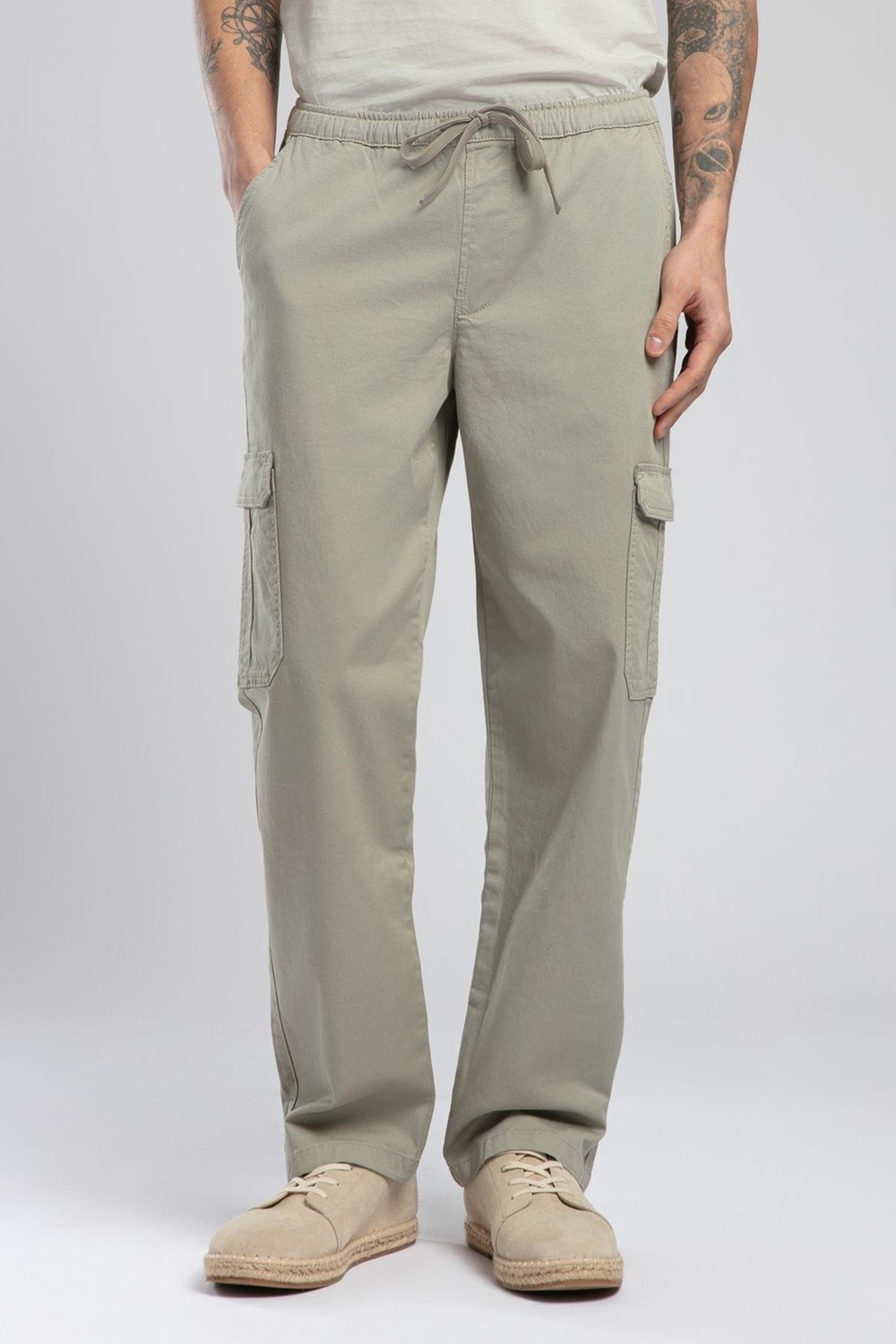 Lee Cooper Jogger Cargo Normal Bel Rahat Kesim Bilekte Lastikli Paça Siyah Erkek Pantolon görsel 6