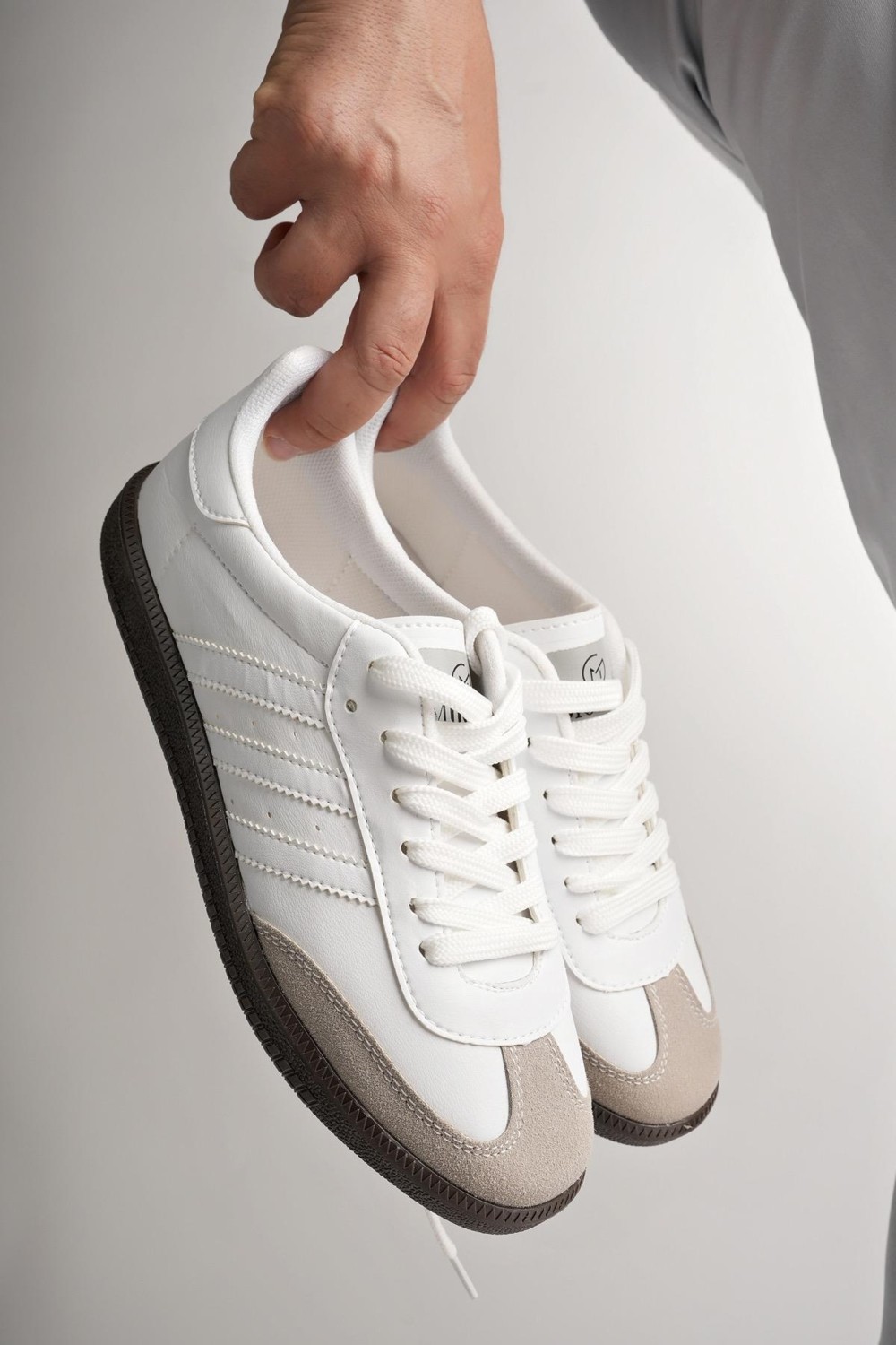 Muggo Jabbar Unisex Ortopedik Günlük Garantili Bağcıklı Yürüyüş Koşu Sneaker Spor Ayakkabı görsel 6