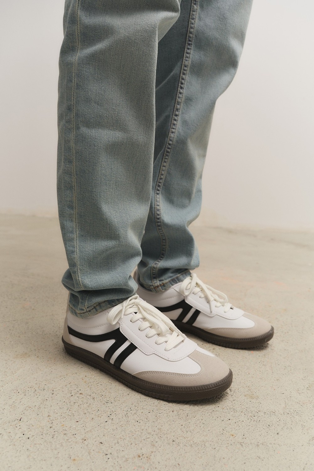 Muggo Garcia Garantili Unisex Ortopedik Günlük Bağcıklı Yürüyüş Koşu Sneaker Spor Ayakkabı görsel 3