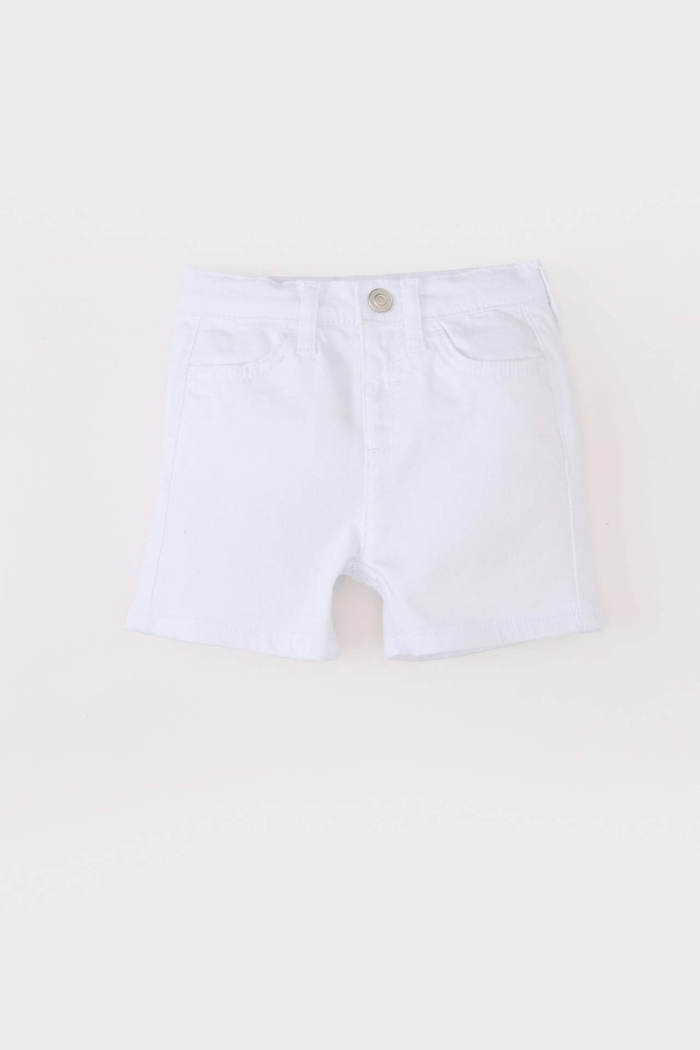 DeFacto Beyaz Jean Şort Erkek Bebek C2286A525SM