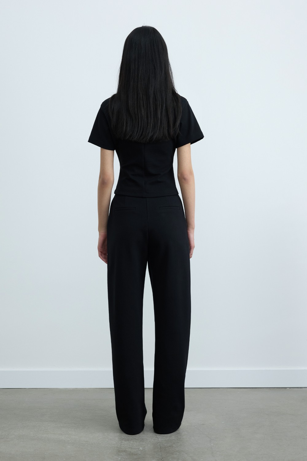 Suud Collection Kırmızı Jane Polo Yaka Tişört görsel 5
