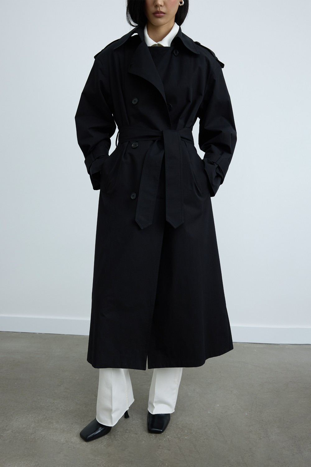 Suud Collection Acı Kahve Rowan Trençkot görsel 5