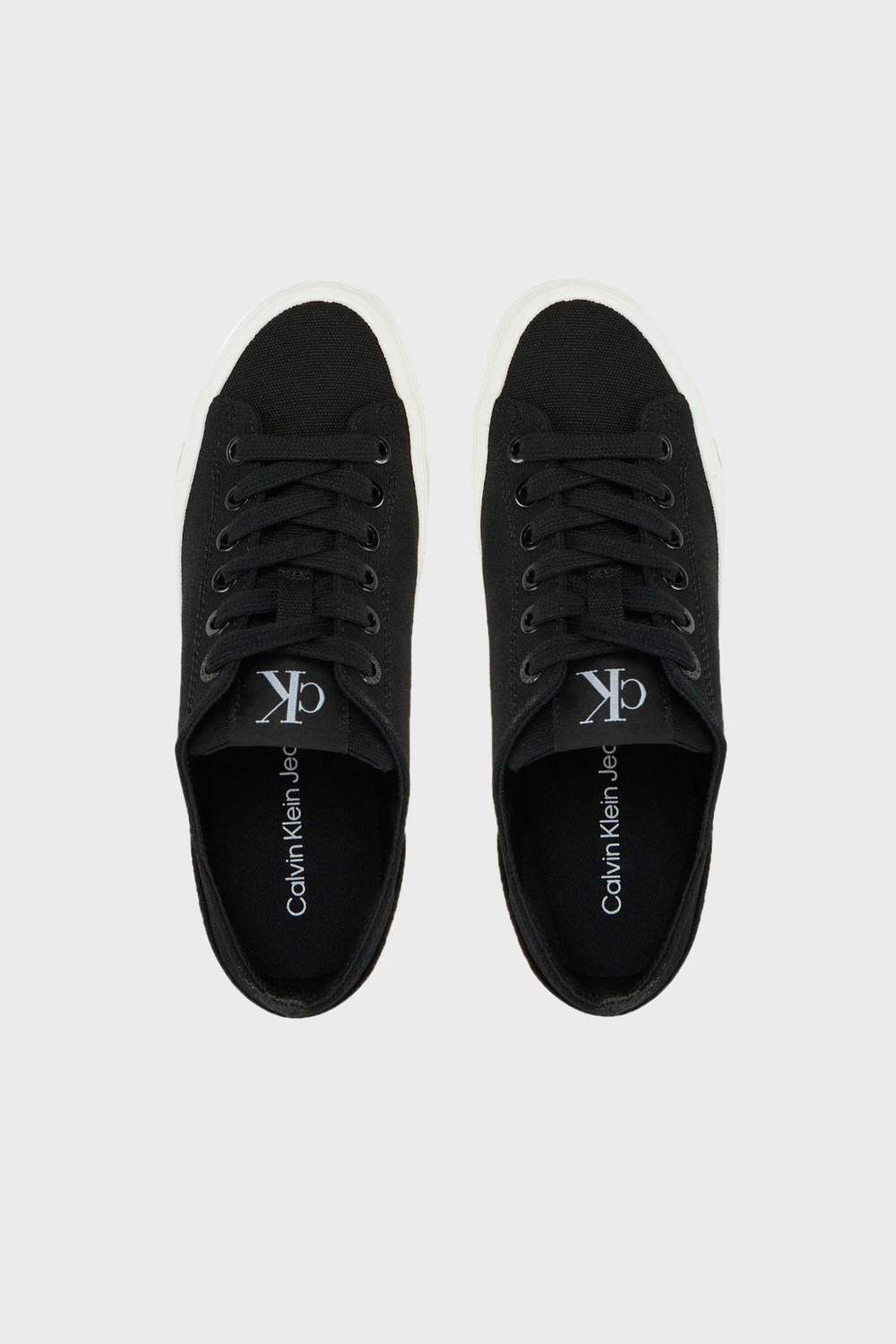 Calvin Klein Pamuk Karışımlı Kanvas Ayakkabı YW0YW017630GM Bayan Ayakkabı YW0YW01763 0gm görsel 5