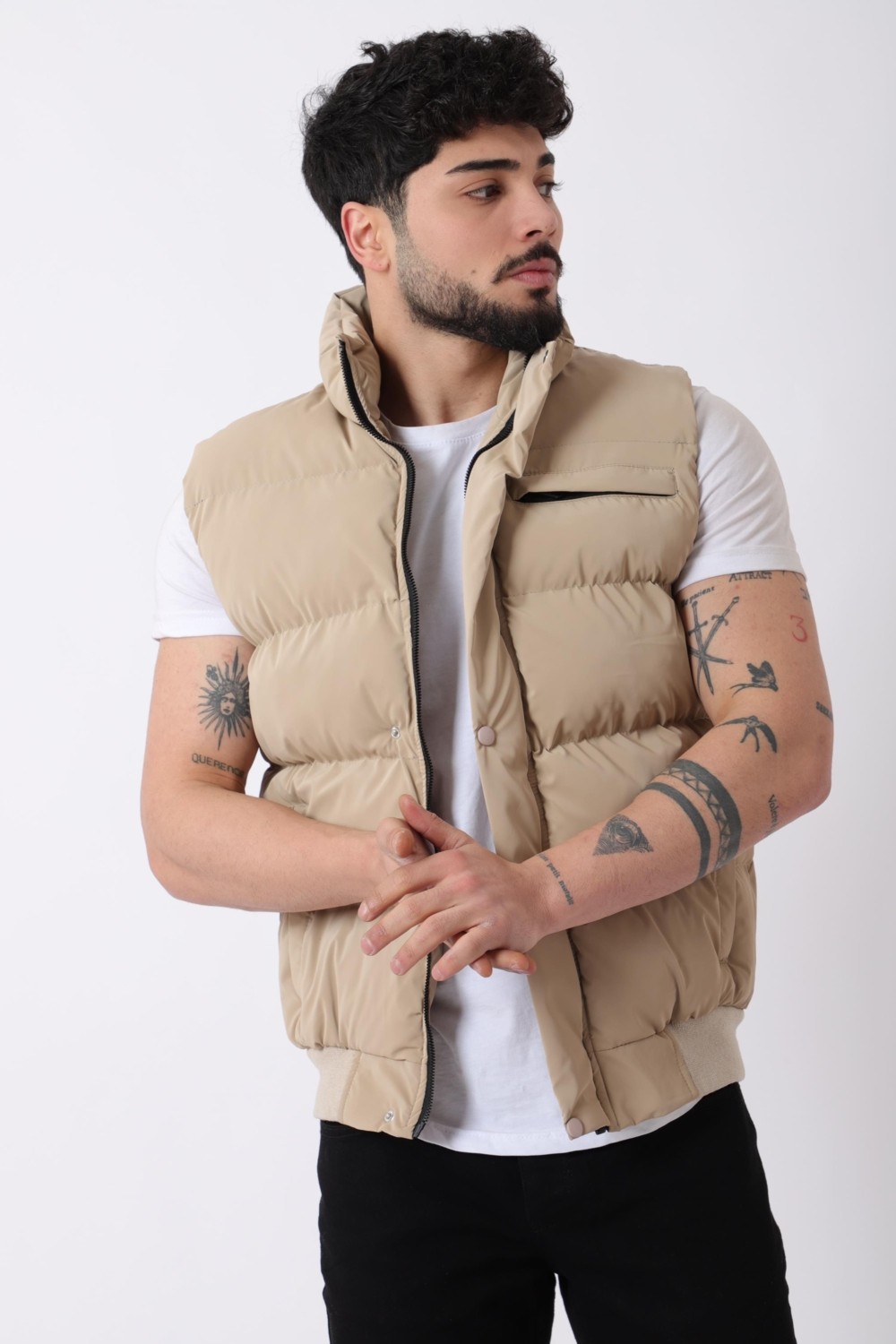 Stil Kombin Göğüs Cepli Bel Lastili Nova Yelek Bl 1722_60323