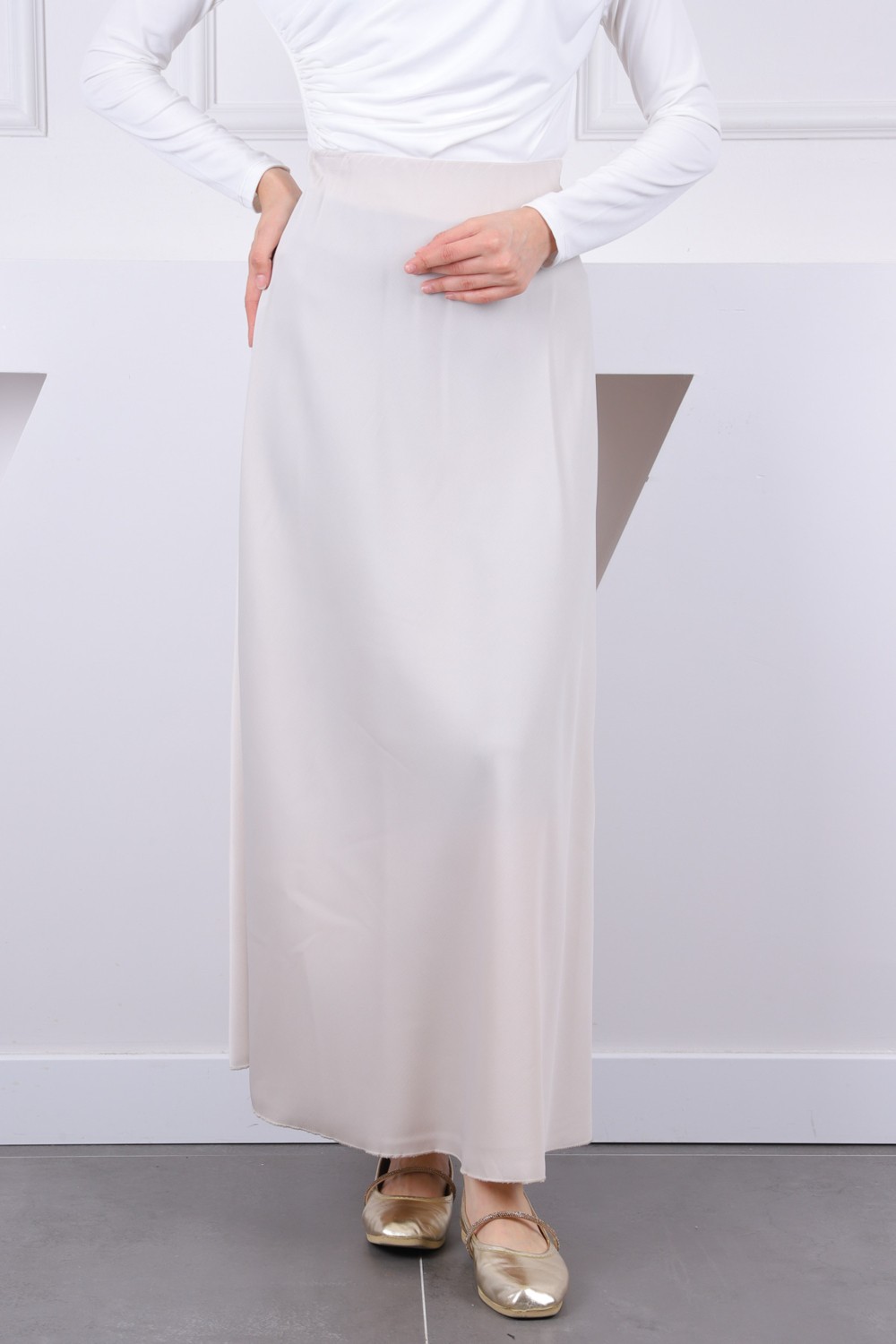 İmaj Butik Taş Saten Etek