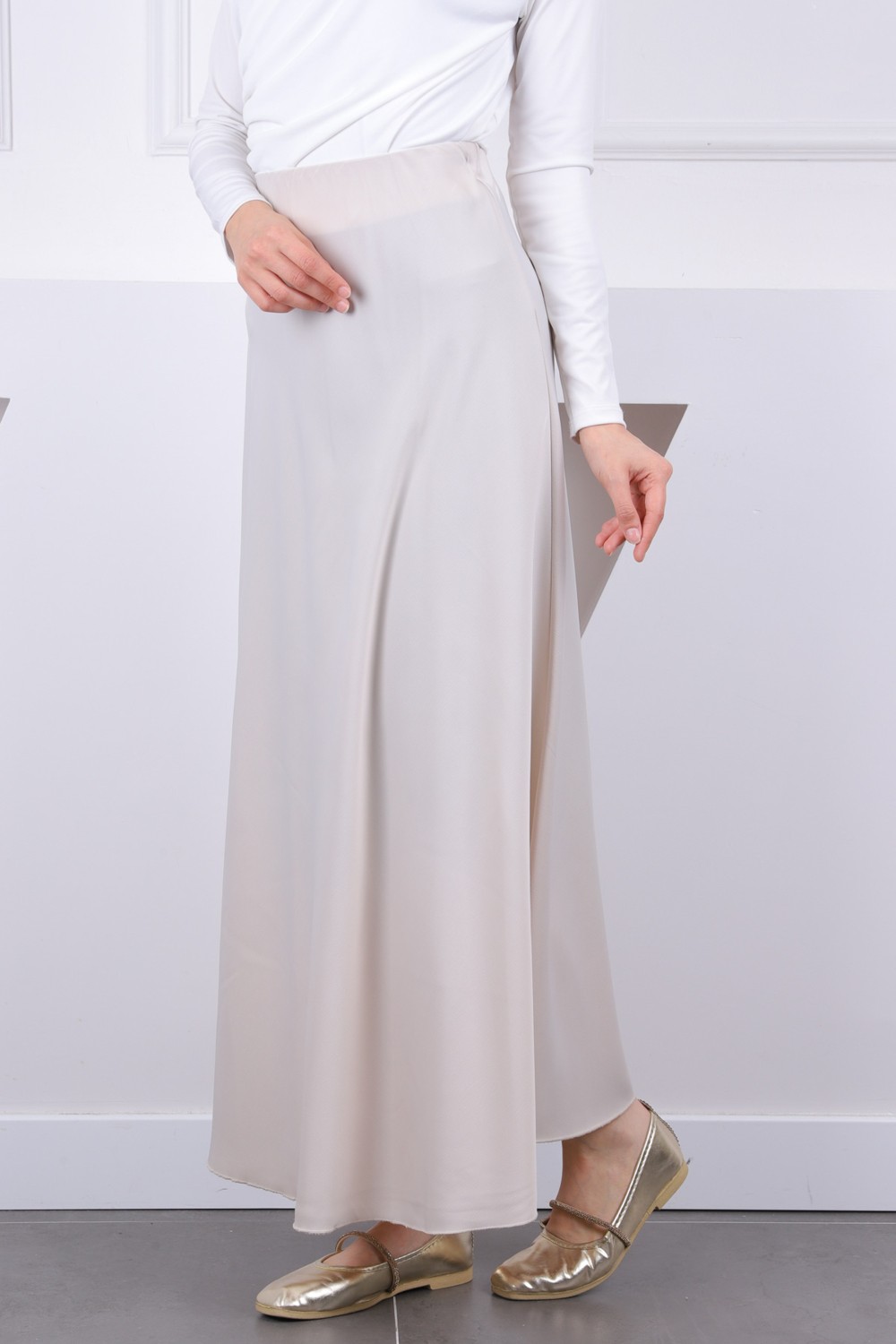 İmaj Butik Taş Saten Etek görsel 2