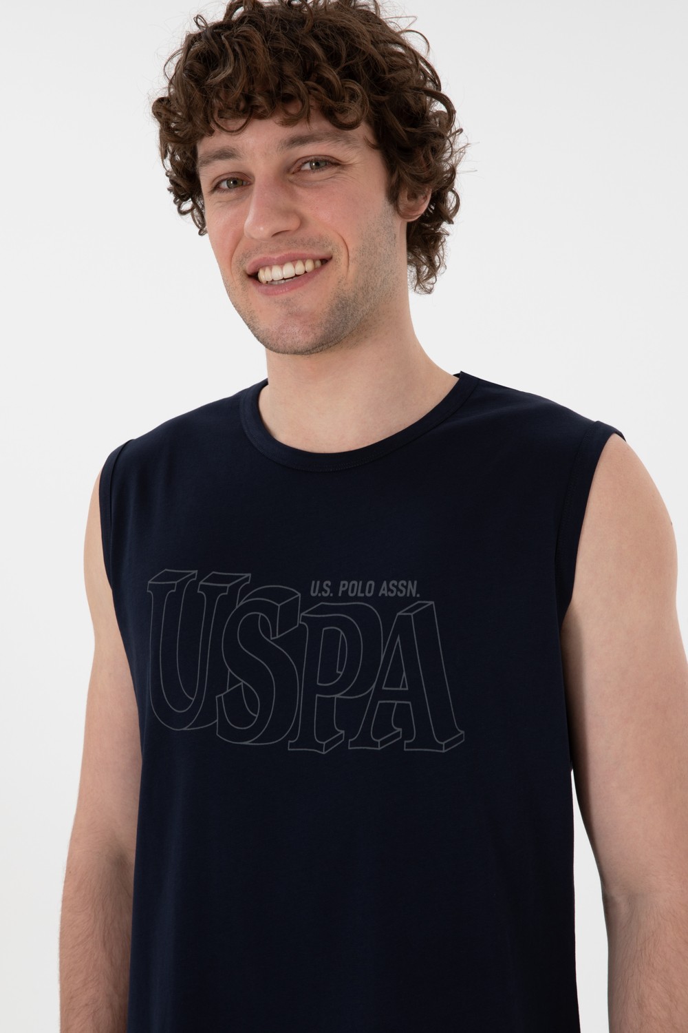 U.S. Polo Assn. Erkek Bisiklet Yaka Lacivert Pijama Takımı 50309807-VR033 görsel 2