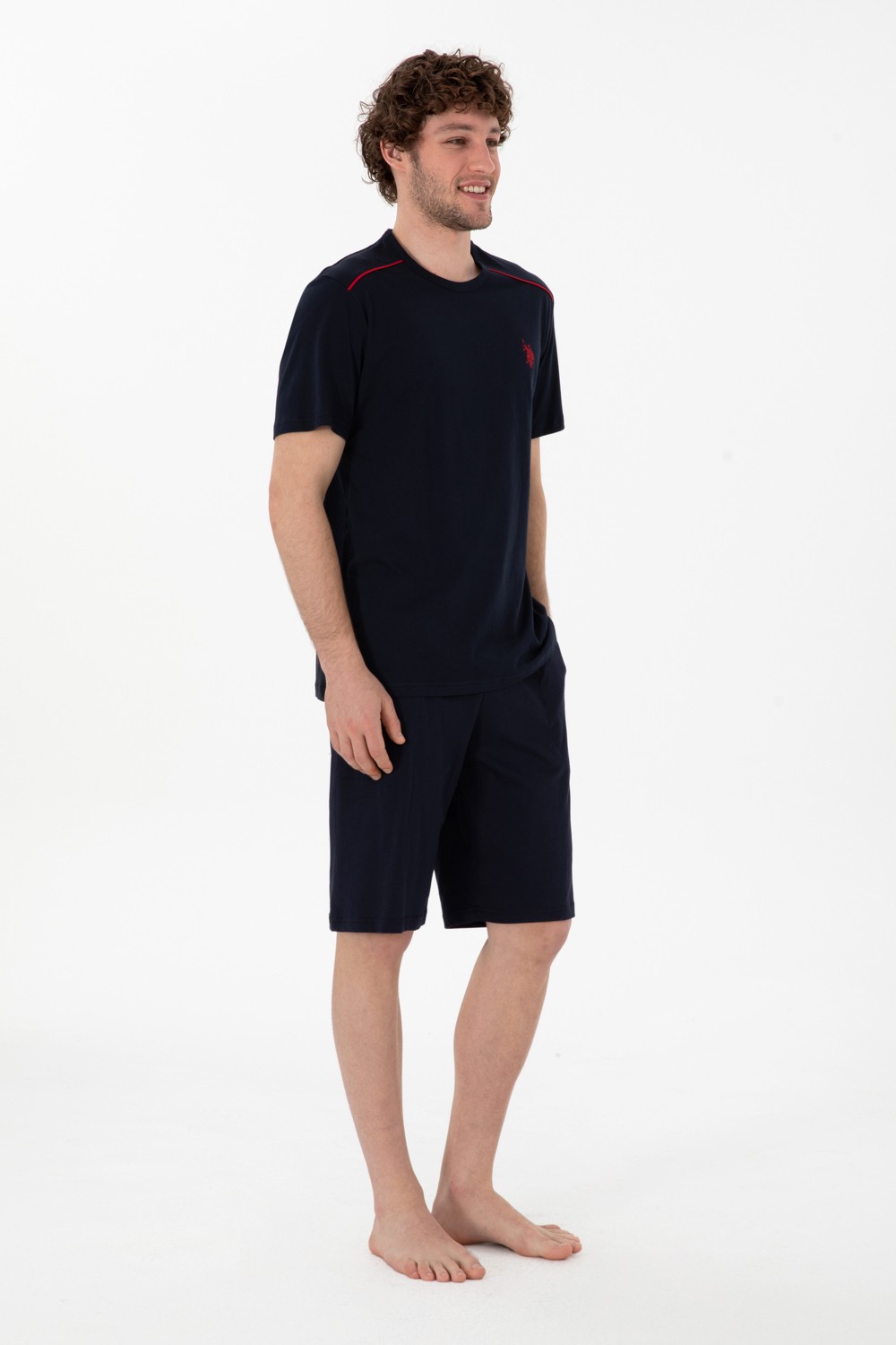 U.S. Polo Assn. Erkek 3'lü Pijama Takımı 50309804-VR033