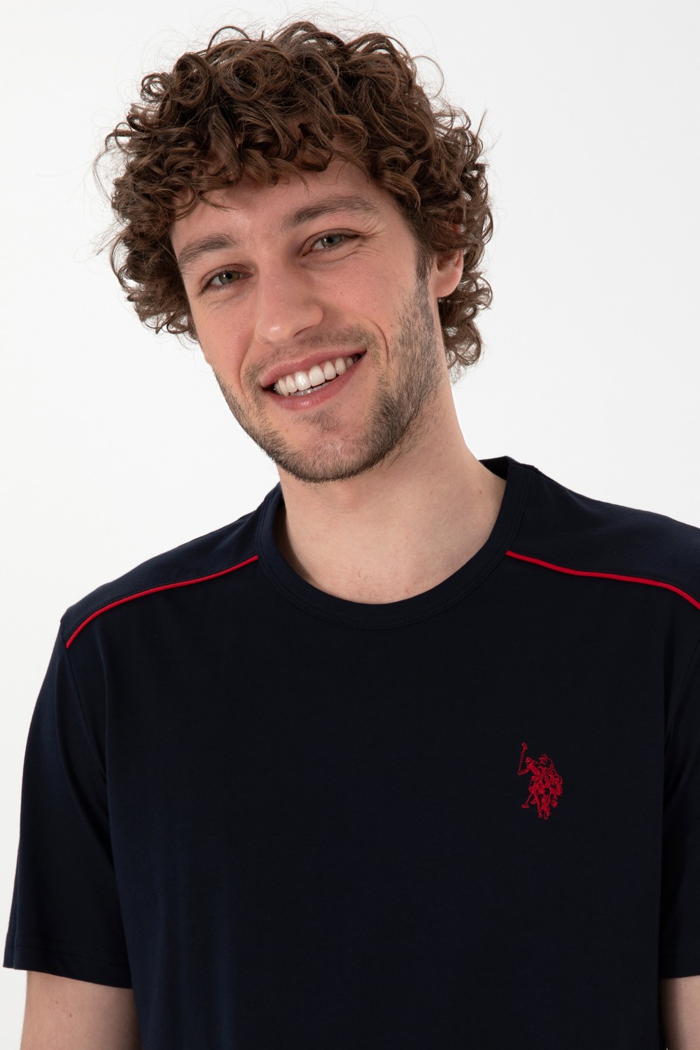 U.S. Polo Assn. Erkek 3'lü Pijama Takımı 50309804-VR033 görsel 2
