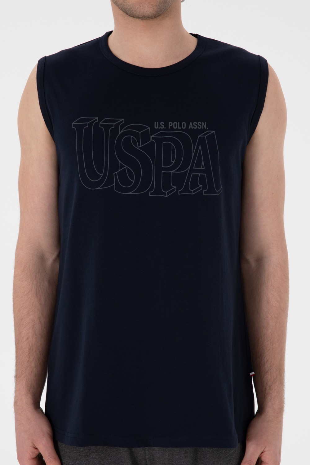 U.S. Polo Assn. Erkek Bisiklet Yaka Lacivert Pijama Takımı 50309807-VR033 görsel 6