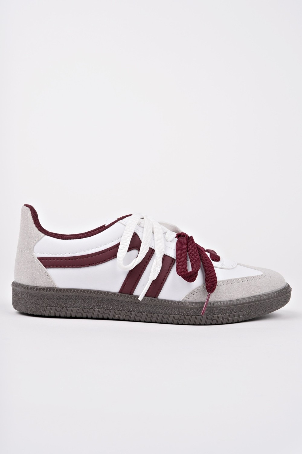 Muggo Retro Çift Bağcıklı Günlük Kadın Sneaker Spor Ayakkabı görsel 3