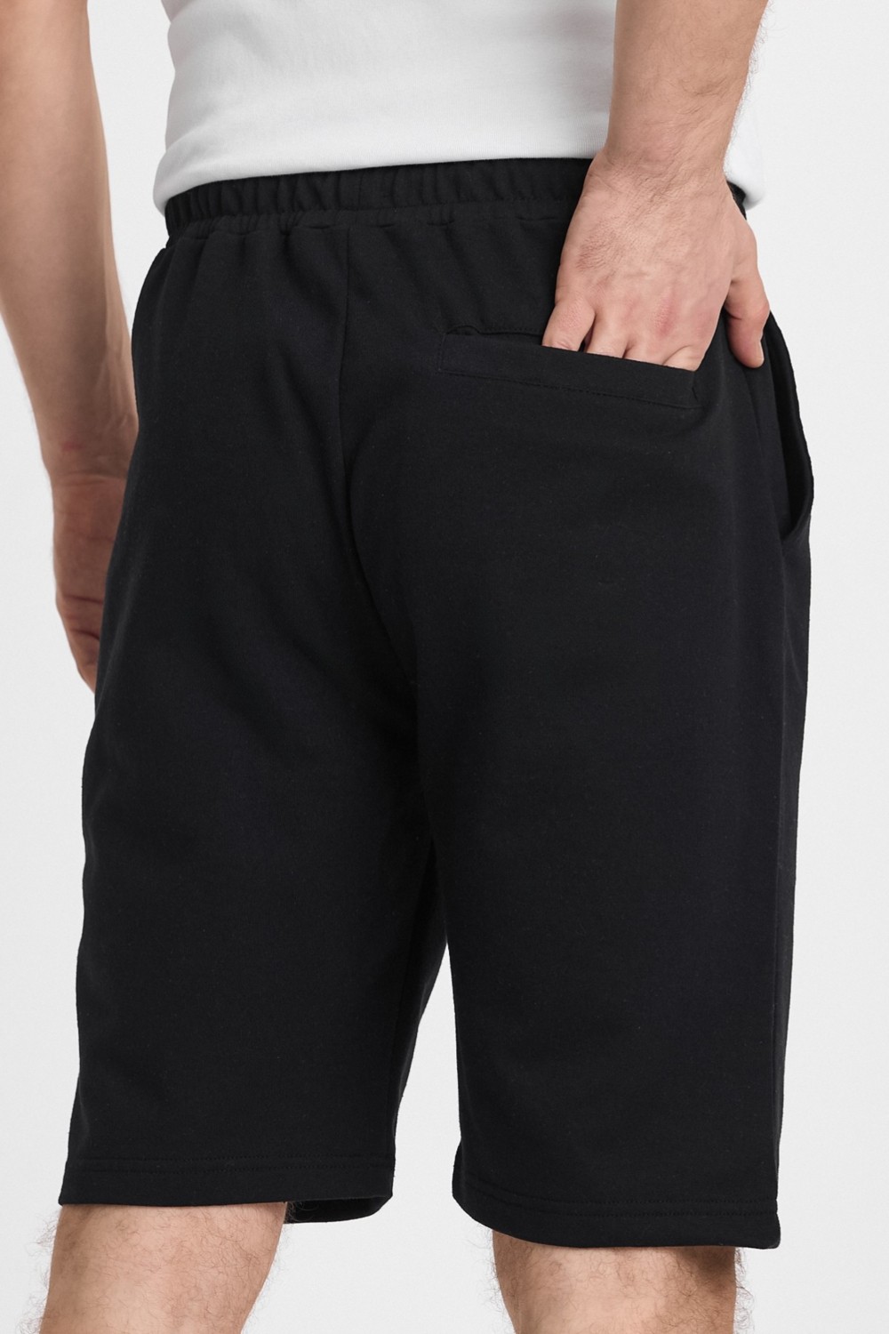 Mmetalic Erkek Siyah Regular Fit Şort & Bermuda görsel 3