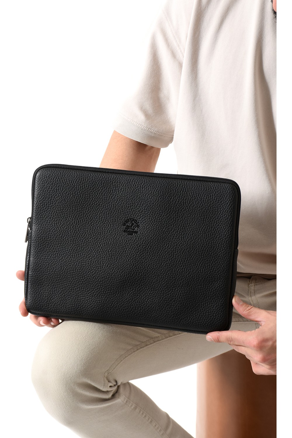 West Polo Westpolo Vegan Deri Unisex Laptop, Evrak Çantası - Taba görsel 2