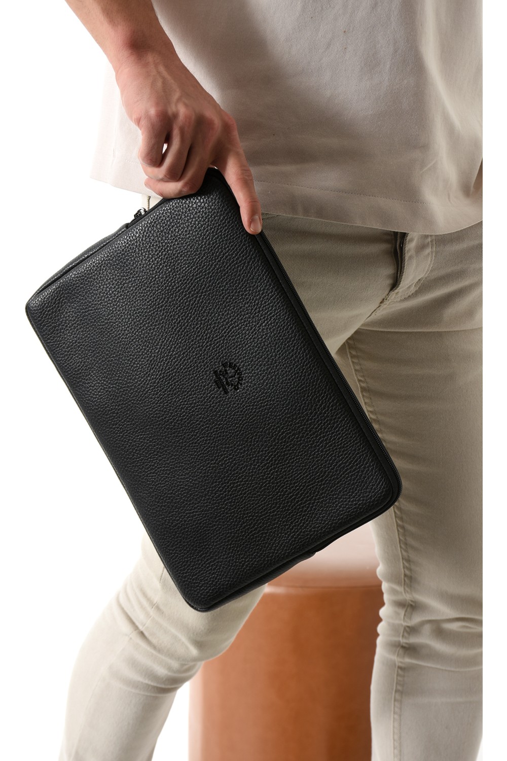 West Polo Westpolo Vegan Deri Unisex Laptop, Evrak Çantası - Taba görsel 4