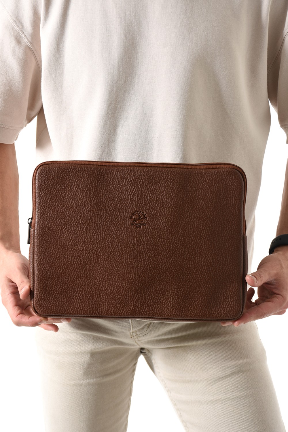 West Polo Westpolo Vegan Deri Unisex Laptop, Evrak Çantası - Taba görsel 8
