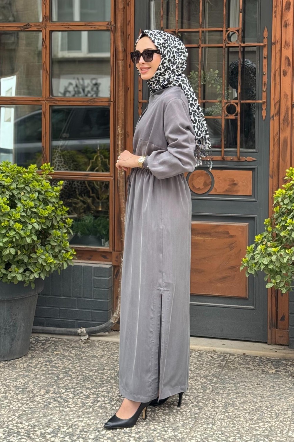 Miss Dalida Ceket T25Y-8002 Gri görsel 2