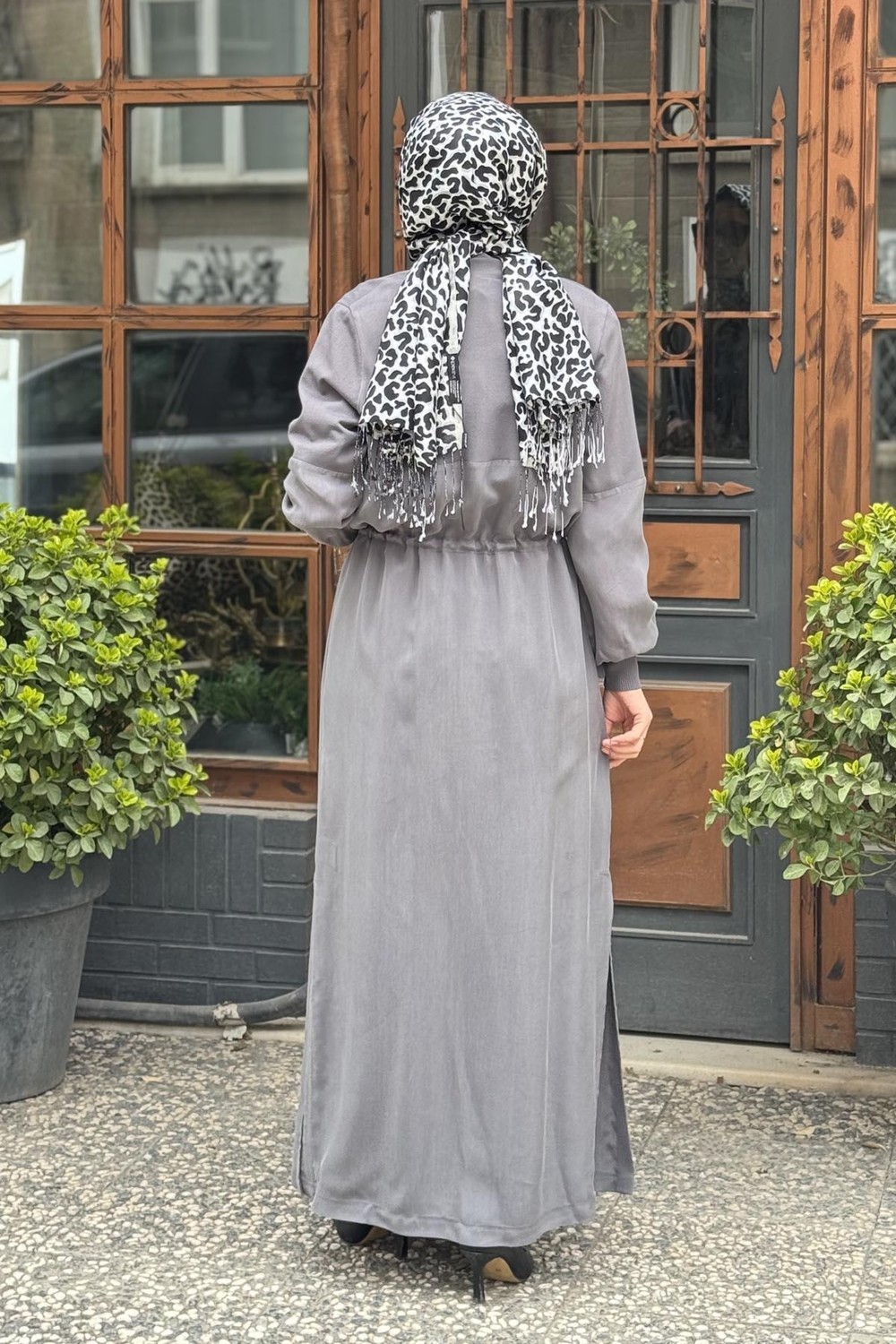 Miss Dalida Ceket T25Y-8002 Gri görsel 4