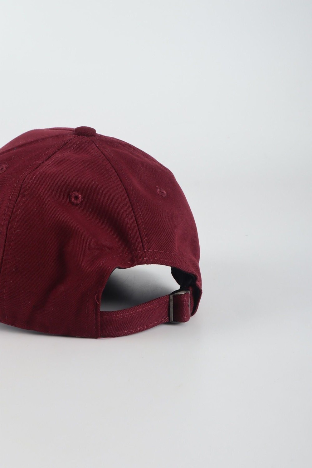 Kapin Kp Baseball Cap Şapka - Bordo Renkli Nakışlı Kadınlar İçin Ayarlanabilir Aksesuar görsel 3