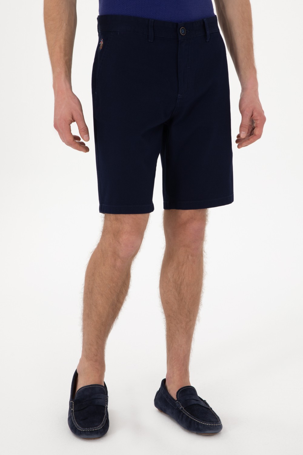 U.S. Polo Assn. Erkek Siyah Dokuma Şort 50299172-VR046 görsel 2