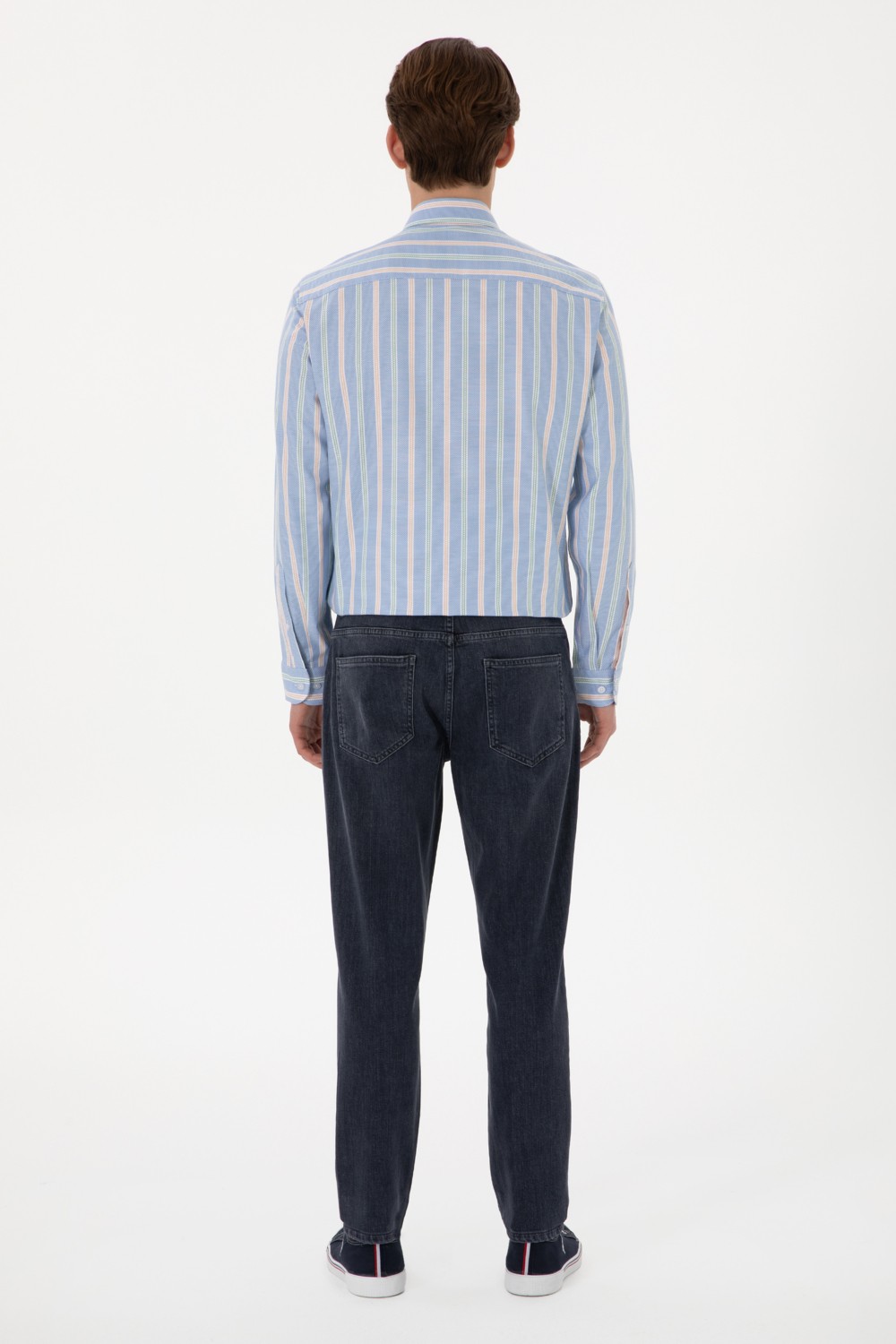 U.S. Polo Assn. Erkek Gri Jean Pantolon 50304422-DN0025 görsel 4