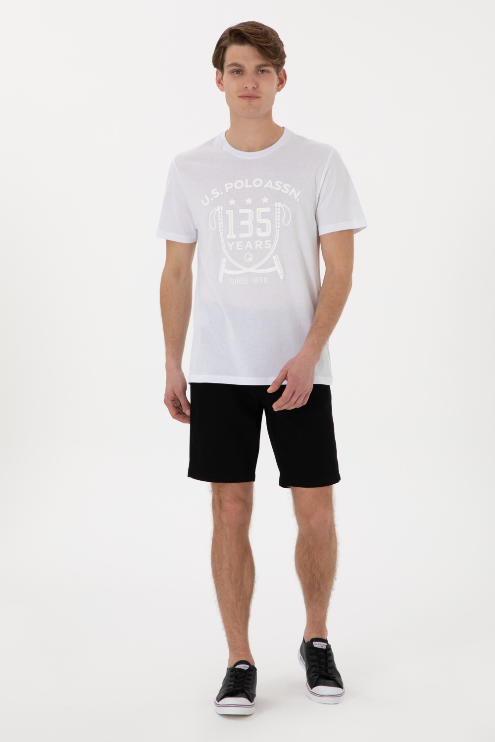 U.S. Polo Assn. Erkek Siyah Dokuma Şort 50299172-VR046 görsel 7