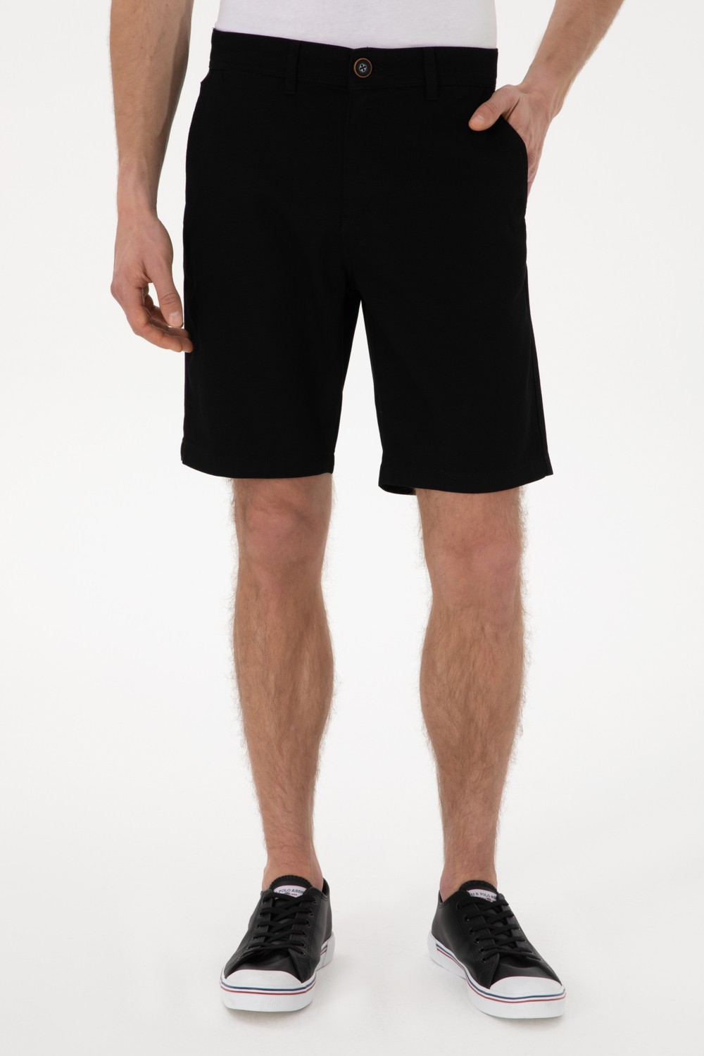 U.S. Polo Assn. Erkek Siyah Dokuma Şort 50299172-VR046 görsel 8