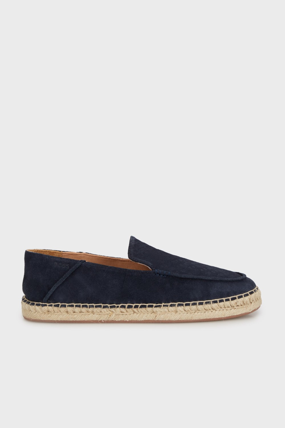 Boss Deri ve Süet Karışımlı Hasır Detaylı Espadril Erkek Espadril 50541781 401