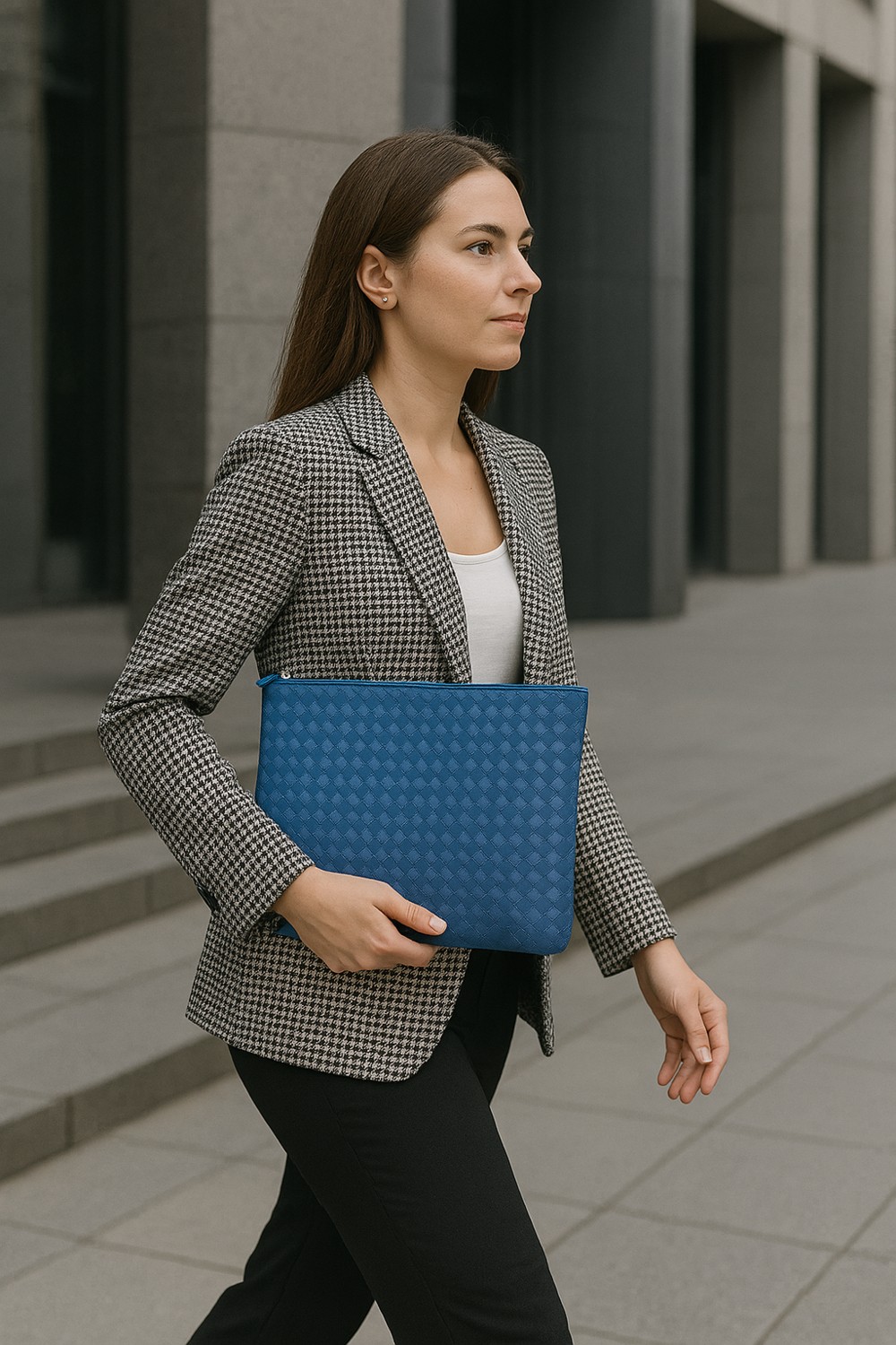 Lizy's Clutch Beyaz Portföy El Makyaj Çantası