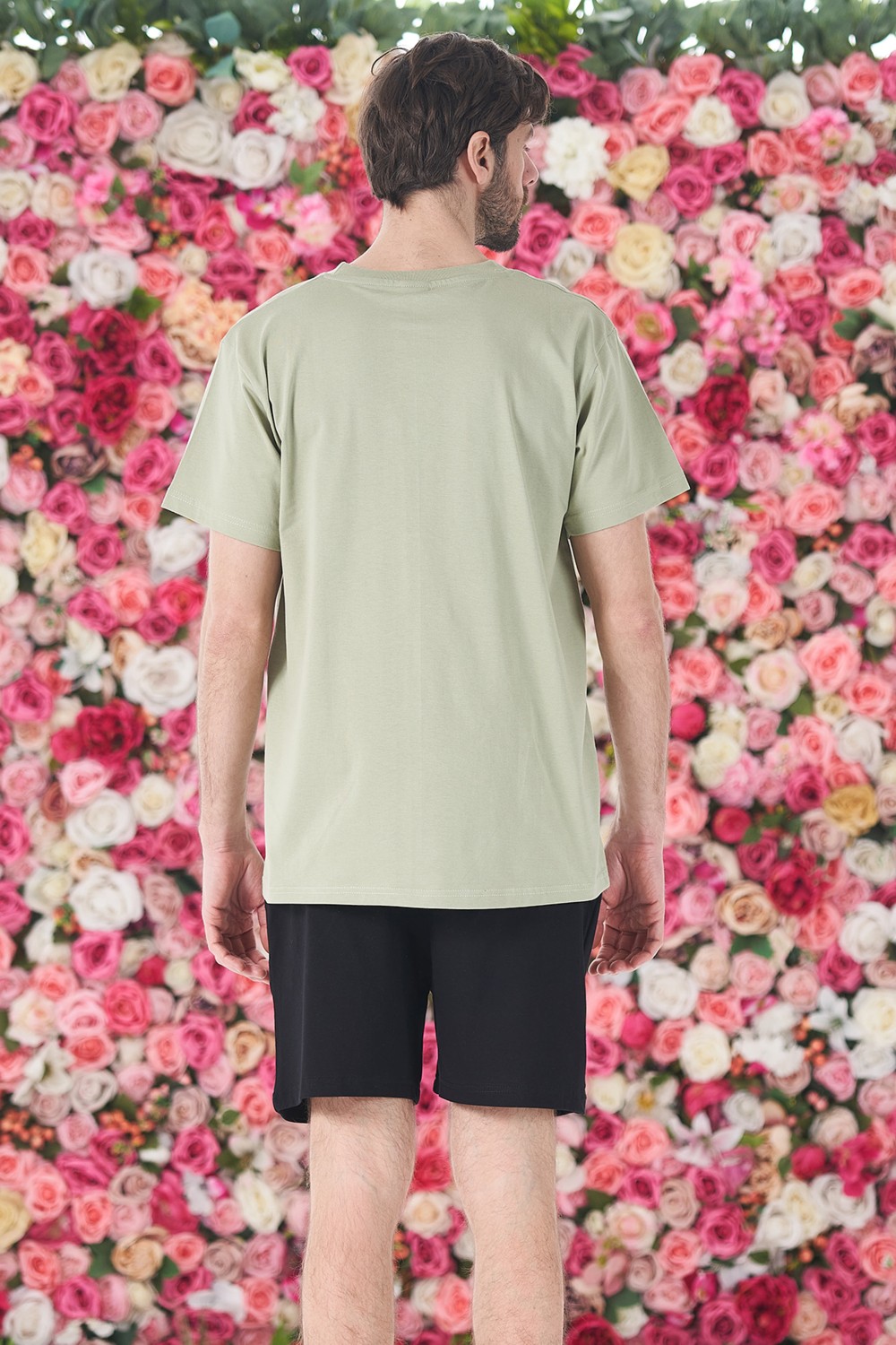 Remsa Erkek Şort Tshirt Pijama Takımı 25258 Lacivert görsel 2