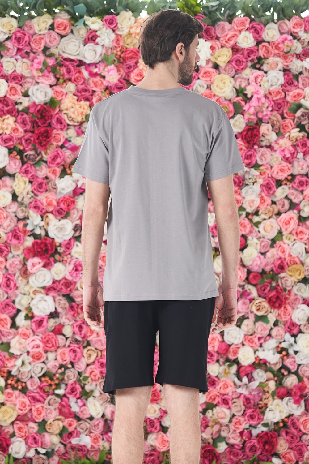 Remsa Erkek Şort Tshirt Pijama Takımı 25258 Lacivert görsel 6