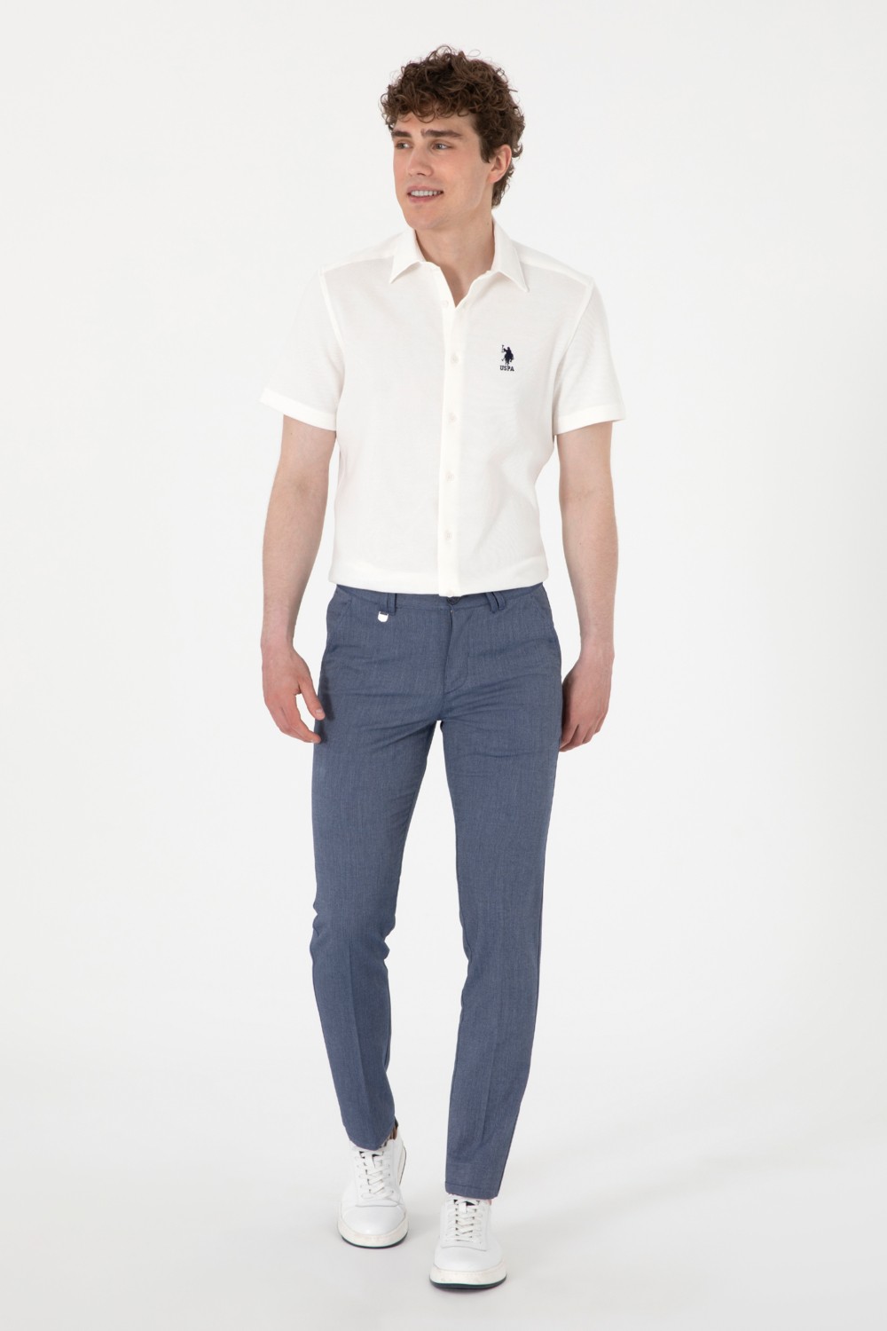 U.S. Polo Assn. Erkek Lacivert Pantolon (Kanvas-Chino) 50299990-VR033