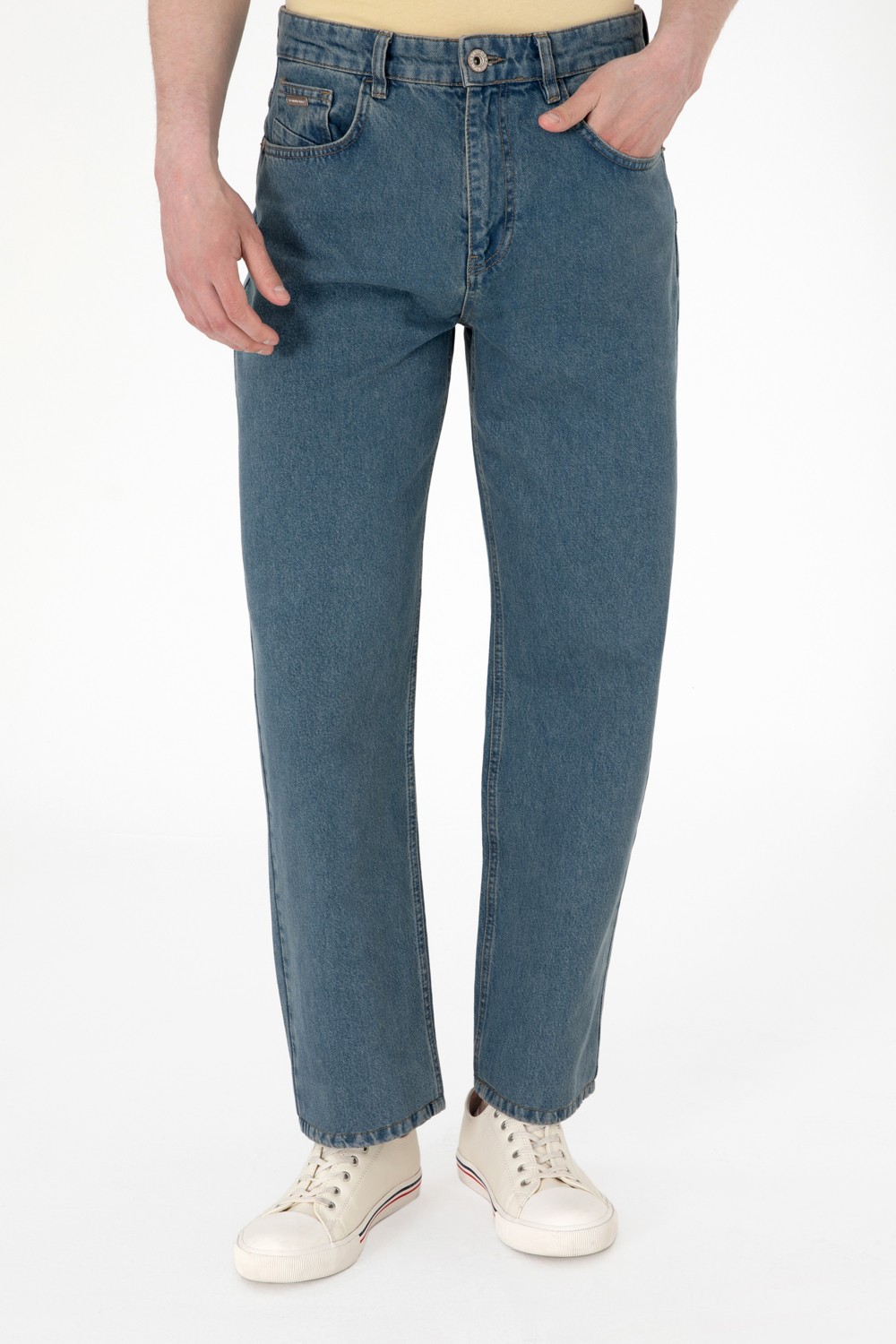 U.S. Polo Assn. Erkek Kahverengi Pantolon (Jean) 50304380-DN0031 görsel 2