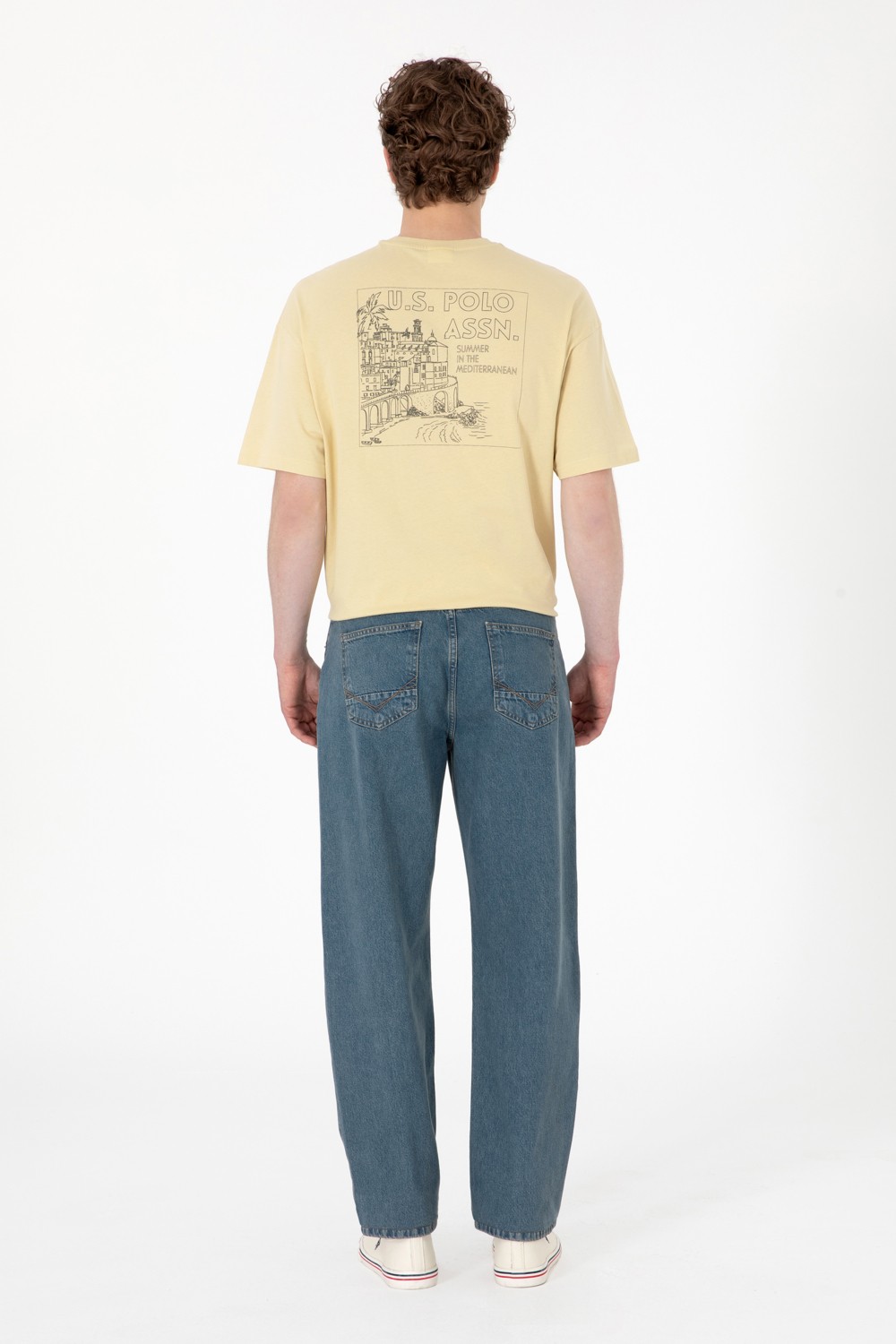U.S. Polo Assn. Erkek Kahverengi Pantolon (Jean) 50304380-DN0031 görsel 4