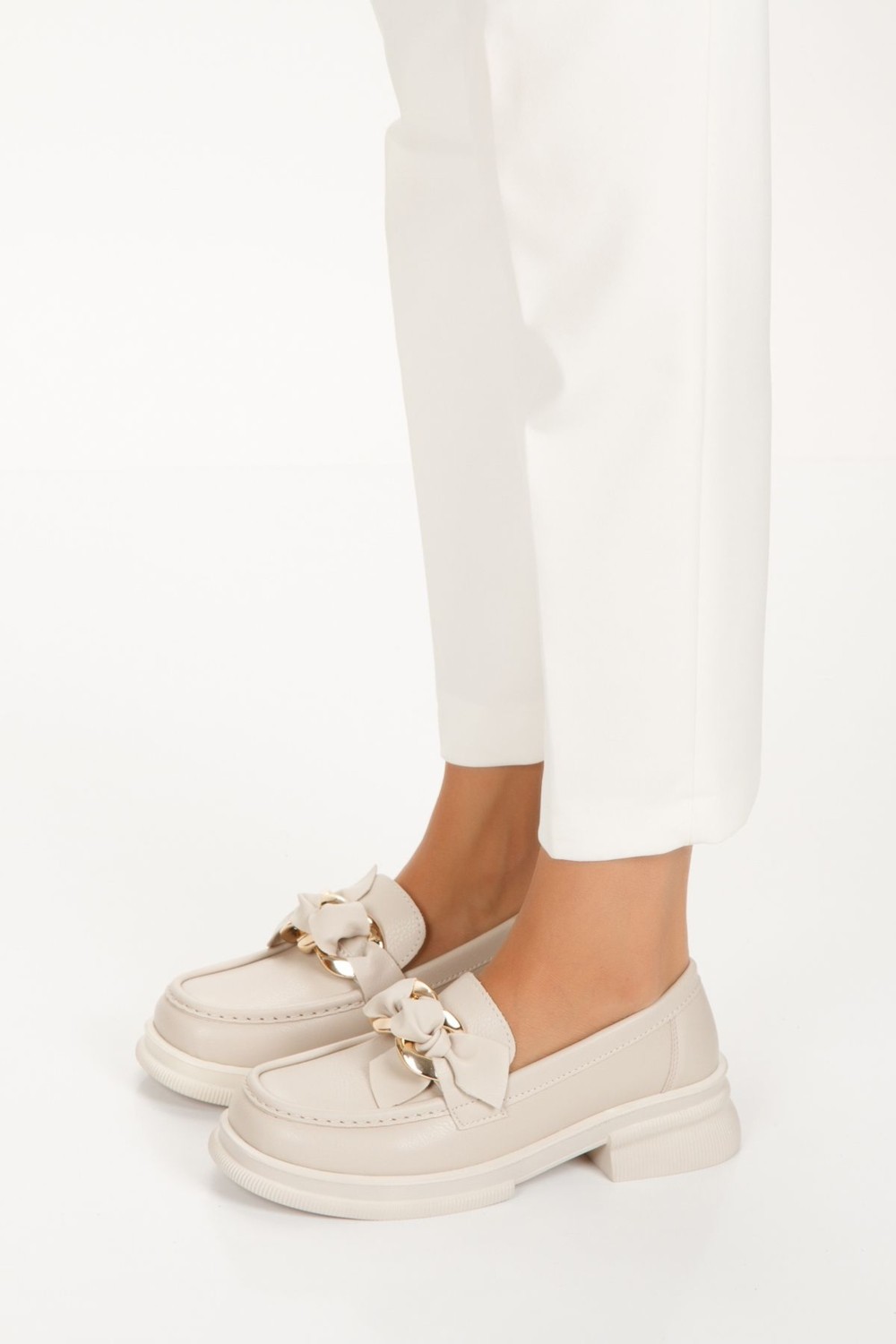 İnyola Shoes Kadın Cilt Toka Detaylı Oxford Ayakkabı 4049 görsel 6
