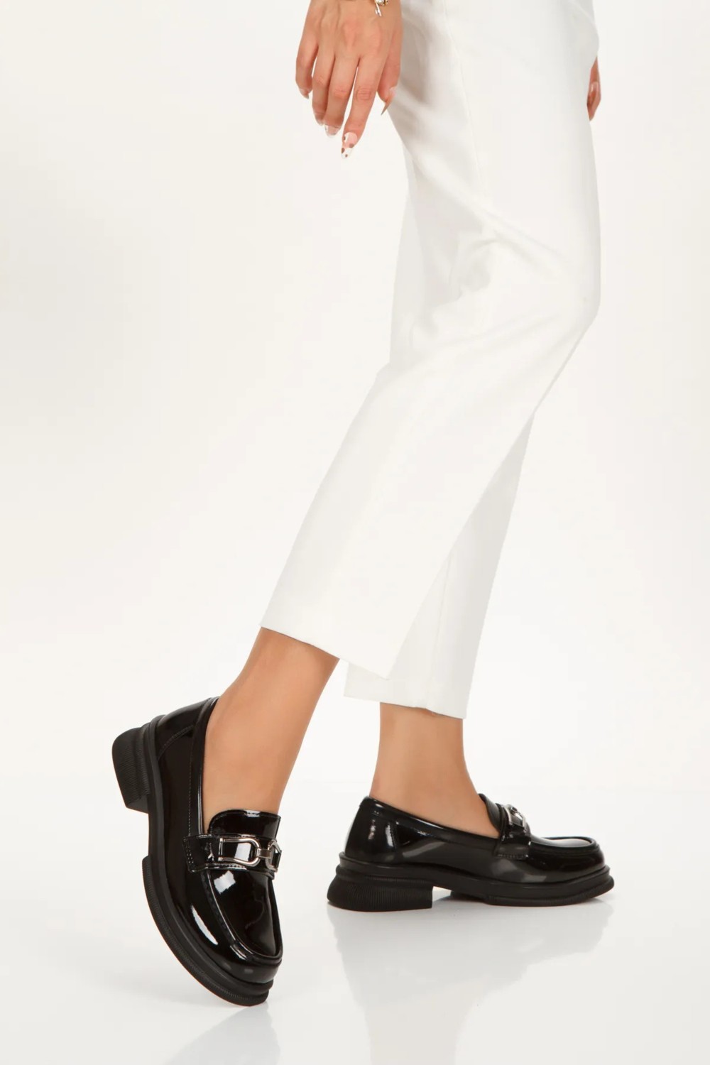 İnyola Shoes Kadın Toka Detaylı Oxford Ayakkabı 4050 görsel 7
