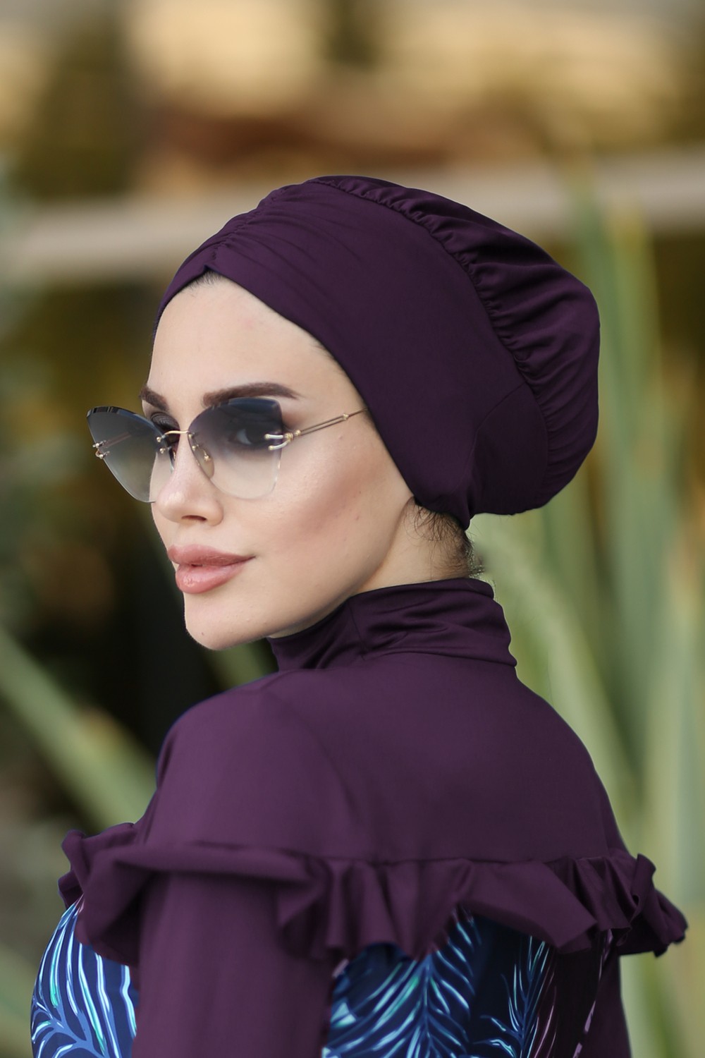 Remsa Mayo Büzgülü Deniz Havuz Bone R-1001 PEMBE02 görsel 4