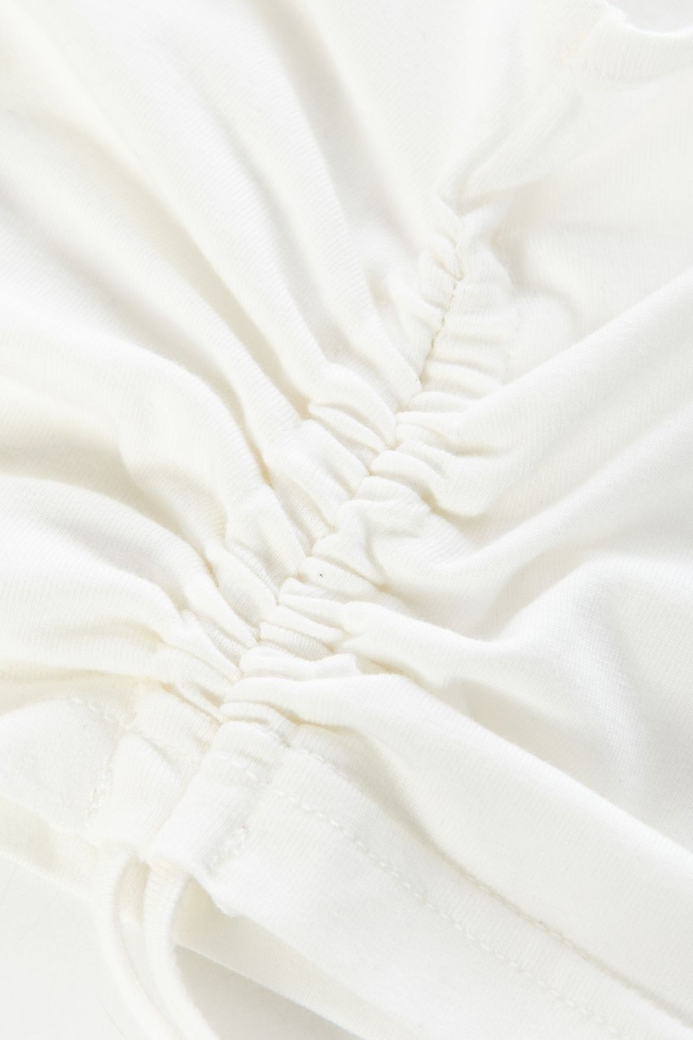 Koza İç Giyim Kadın Yan Bağcık Detaylı Pamuklu Crop Şort Pijama Takımı görsel 3
