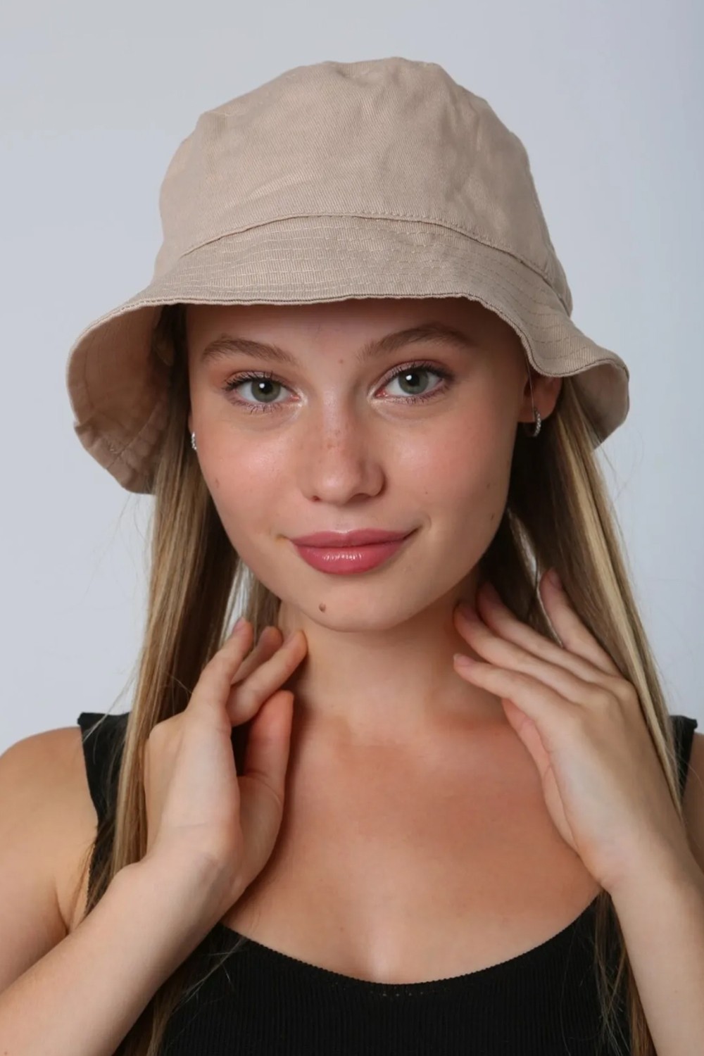 Remsa Mayo Pamuk Bucket Şapka RŞ-110 Bej