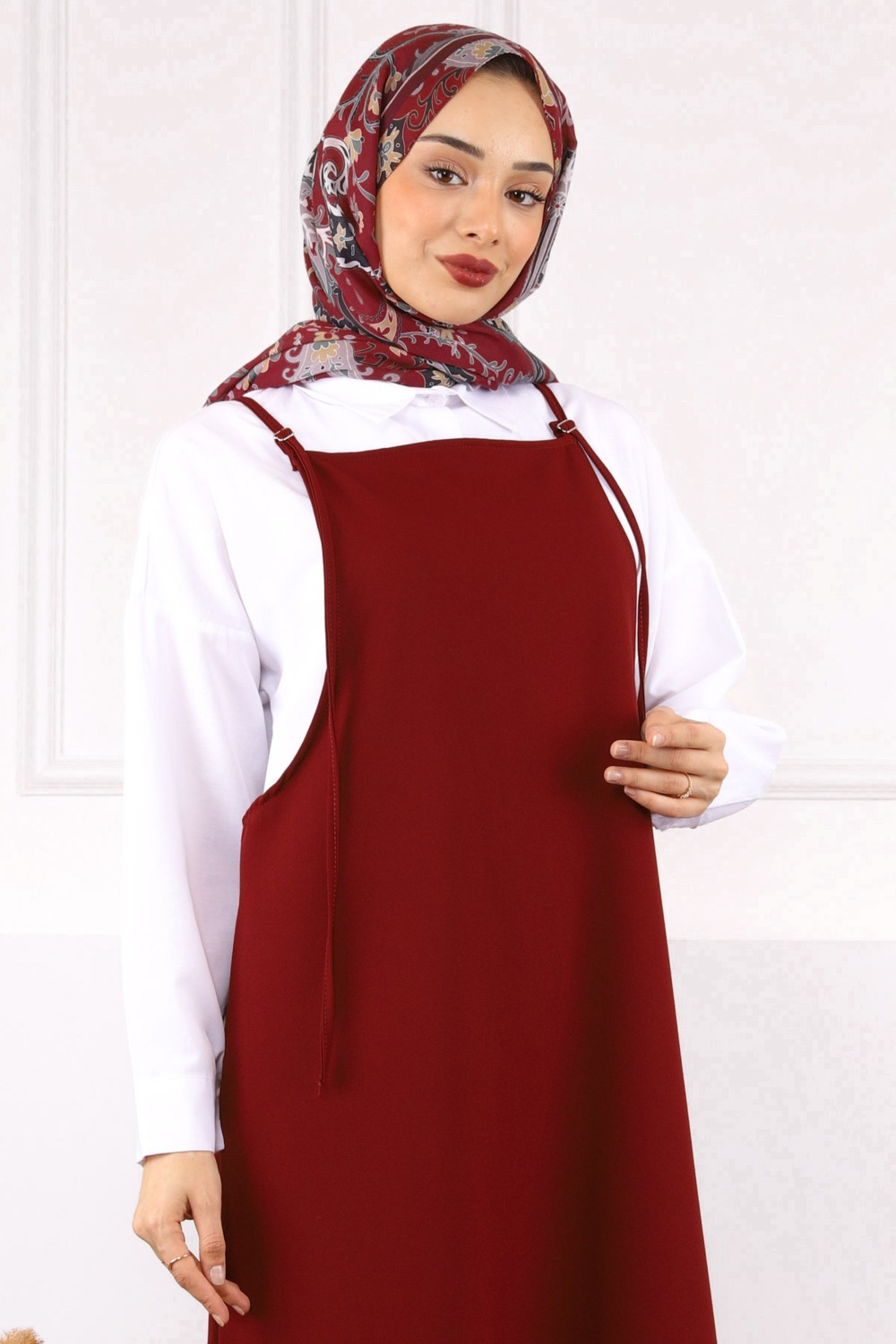 İmaj Butik Mürdüm Ip Askılı Jile görsel 8